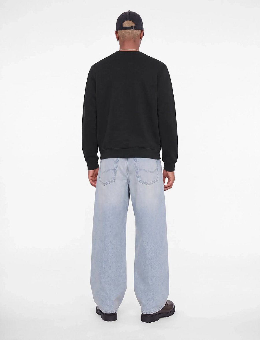Jack & Jones - JORTORONTO EMB FRONT SWEAT CREW NECK BF - sweatshirts - black - 3