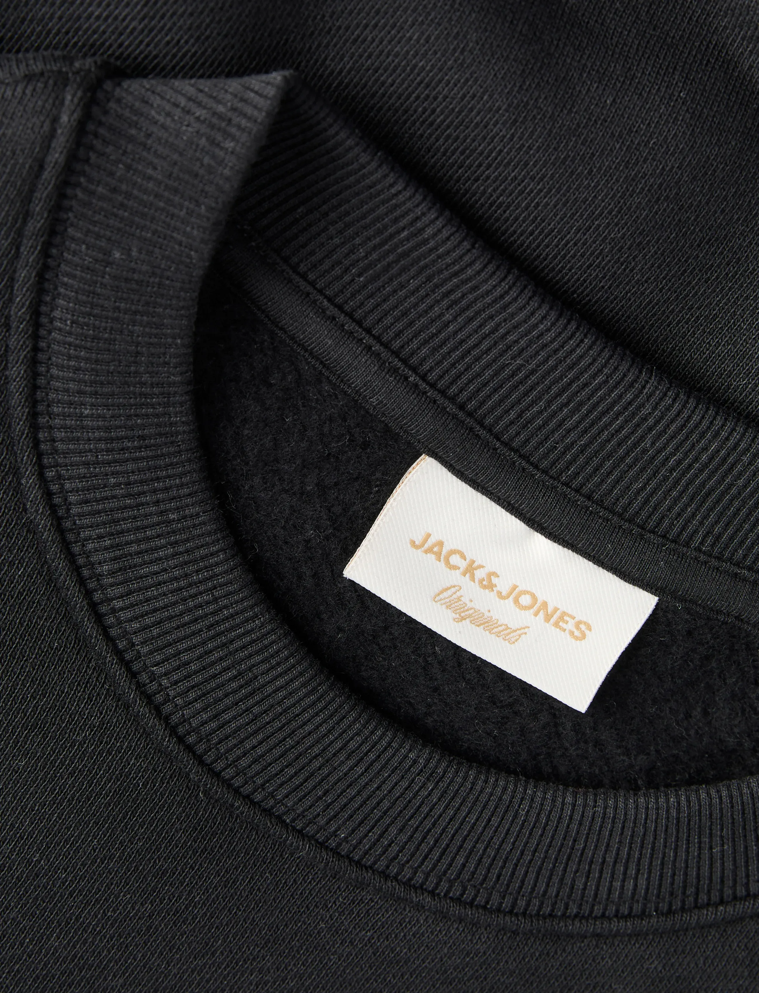 Jack & Jones - JORTORONTO EMB FRONT SWEAT CREW NECK BF - sweatshirts - black - 4