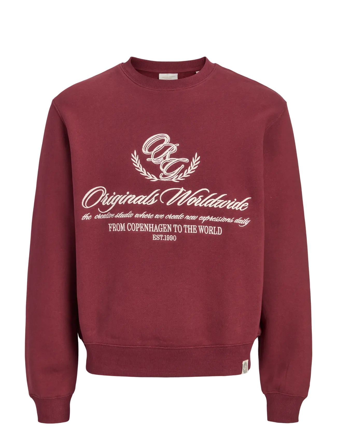 Jortoronto Emb Front Sweat Crew Neck Bf