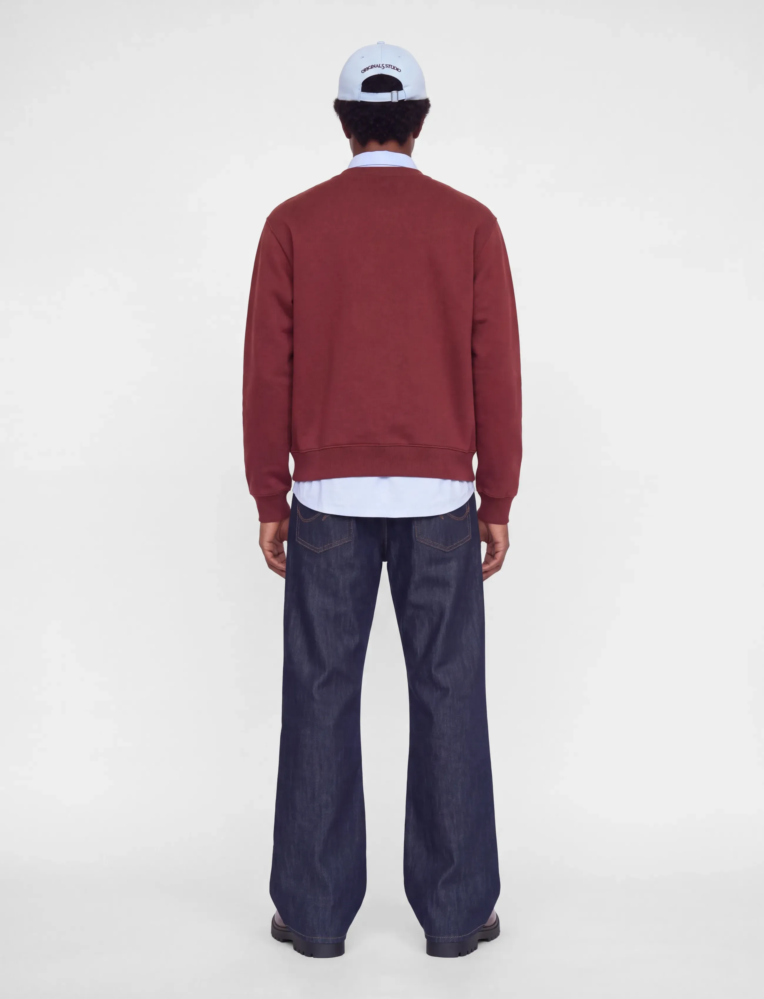 Jack & Jones - JORTORONTO EMB FRONT SWEAT CREW NECK BF - sweatshirts - chocolate truffle - 2