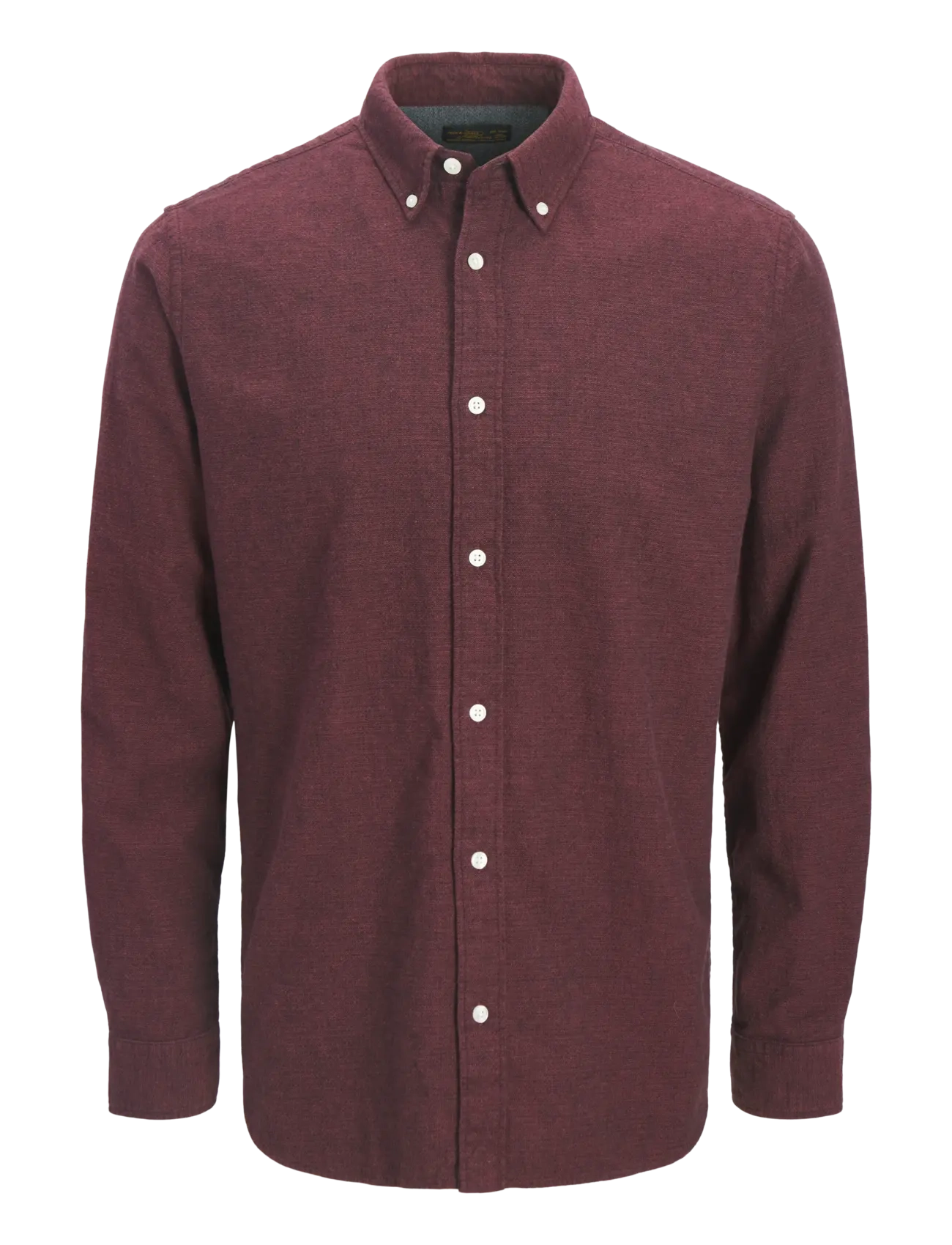 Jack & Jones JPRBLUSTANLEY FLANNEL L/S SHIRT BF LN - Skjortor - ROSEWOOD / burgundy