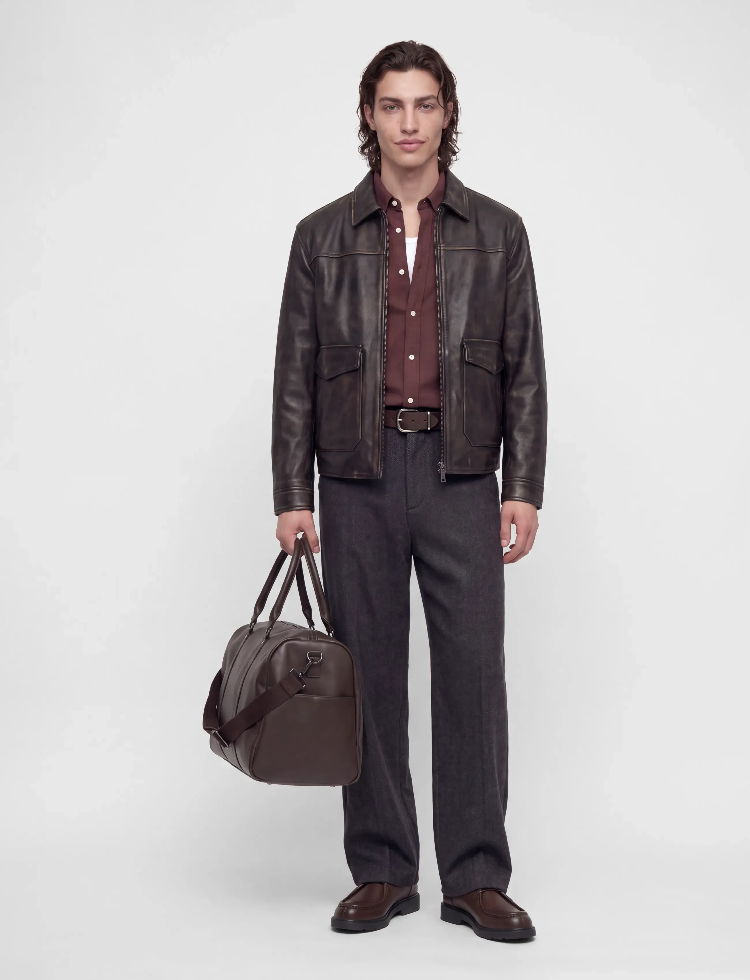 Jack & Jones - JPRBLUSTANLEY FLANNEL L/S SHIRT BF LN - flannel shirts - rosewood - 3