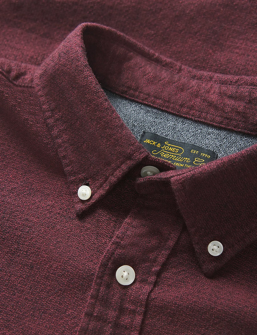 Jack & Jones - JPRBLUSTANLEY FLANNEL L/S SHIRT BF LN - rosewood - 3