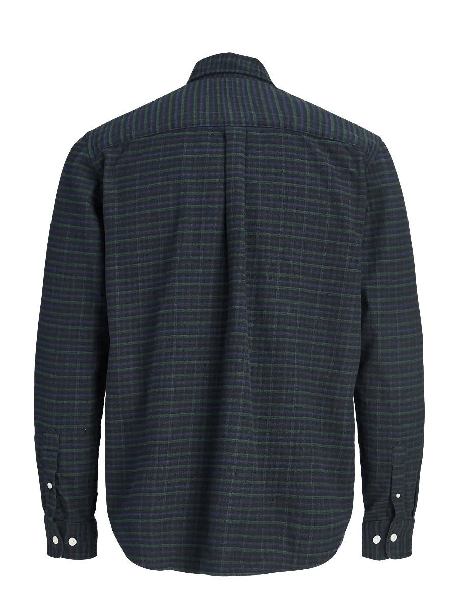 Jack & Jones - JPRBLUSTANLEY FLANNEL L/S SHIRT BF LN - scarab - 1