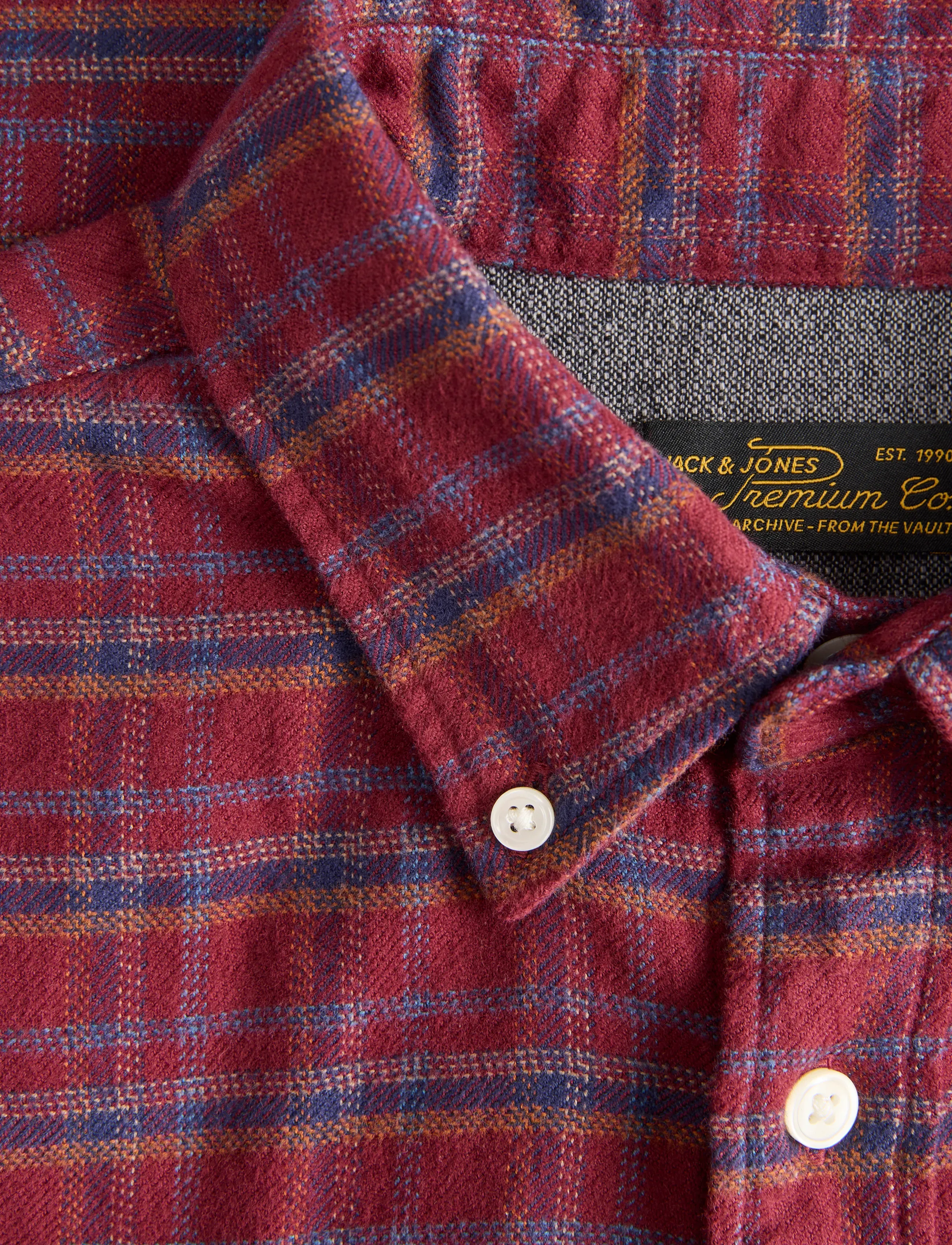 Jack & Jones - JPRBLUSTANLEY FLANNEL L/S SHIRT BF LN - tawny port - 2