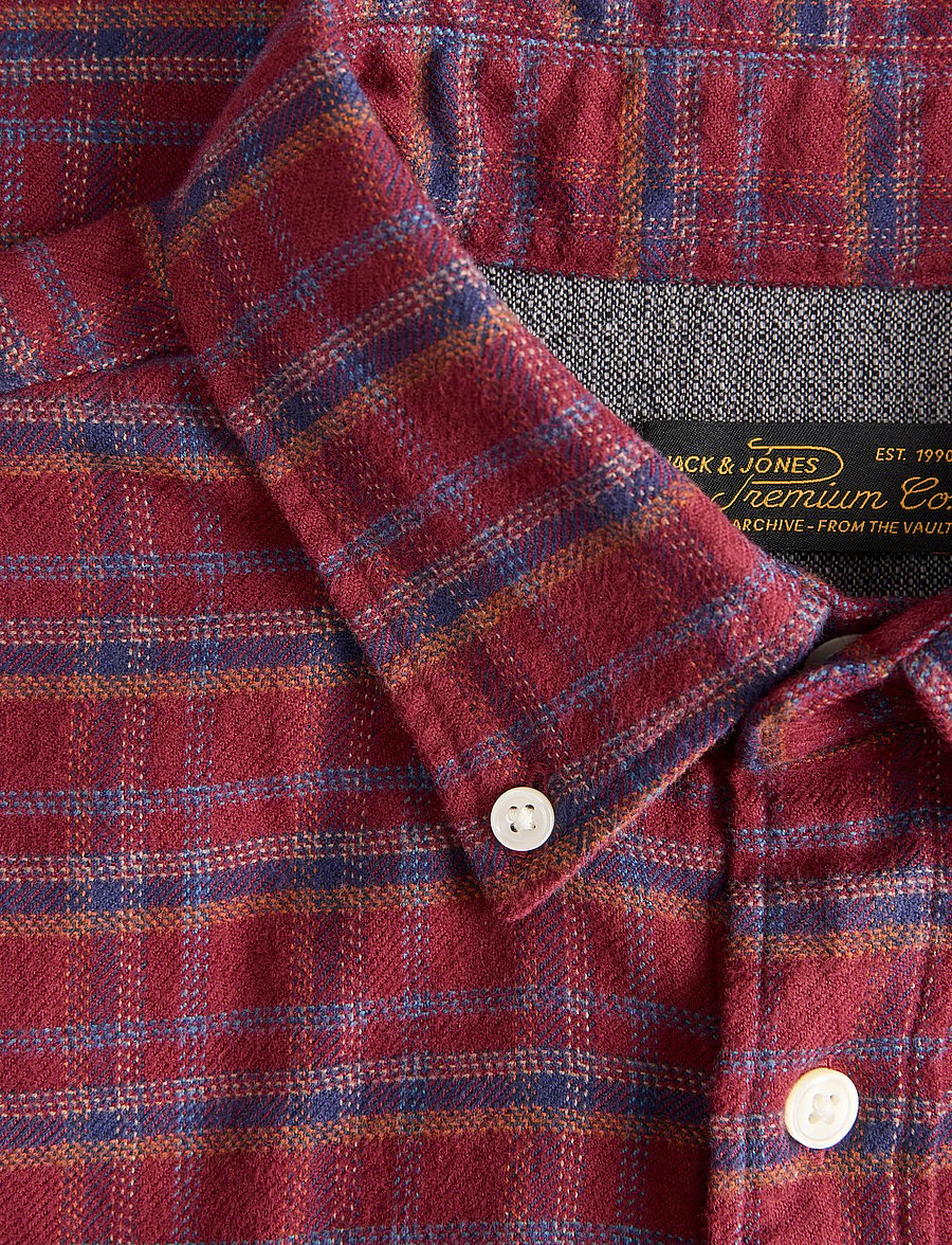 Jack & Jones - JPRBLUSTANLEY FLANNEL L/S SHIRT BF LN - tawny port - 2