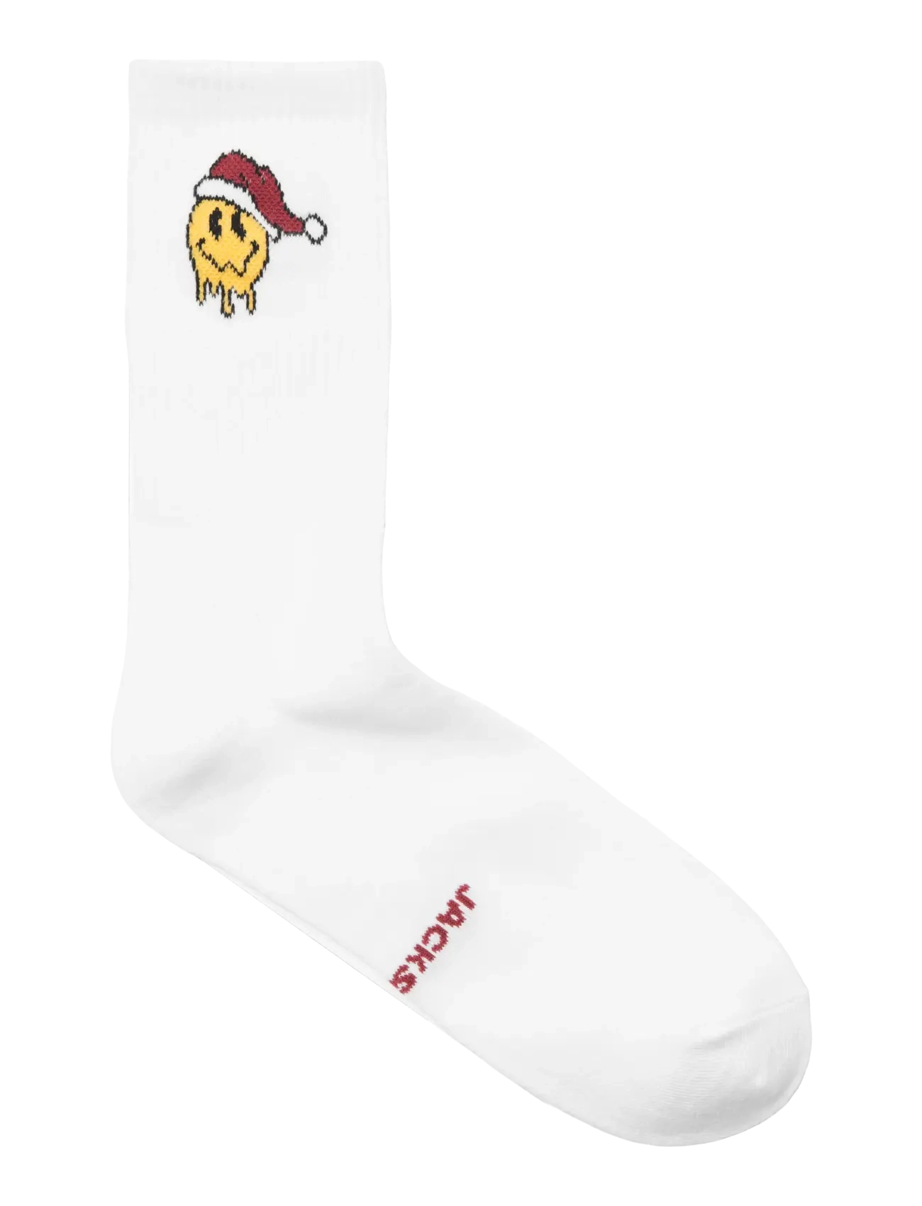 Jack & Jones - JACMELTING SMILEY TENNIS SOCKS 3 PACK - white - 3