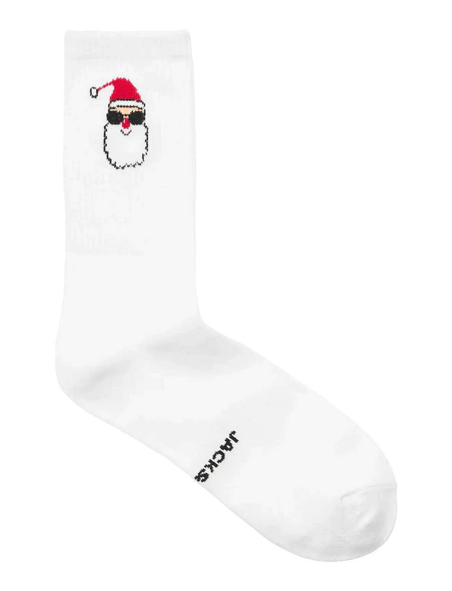 Jack & Jones - JACMELTING SMILEY TENNIS SOCKS 3 PACK - white - 4