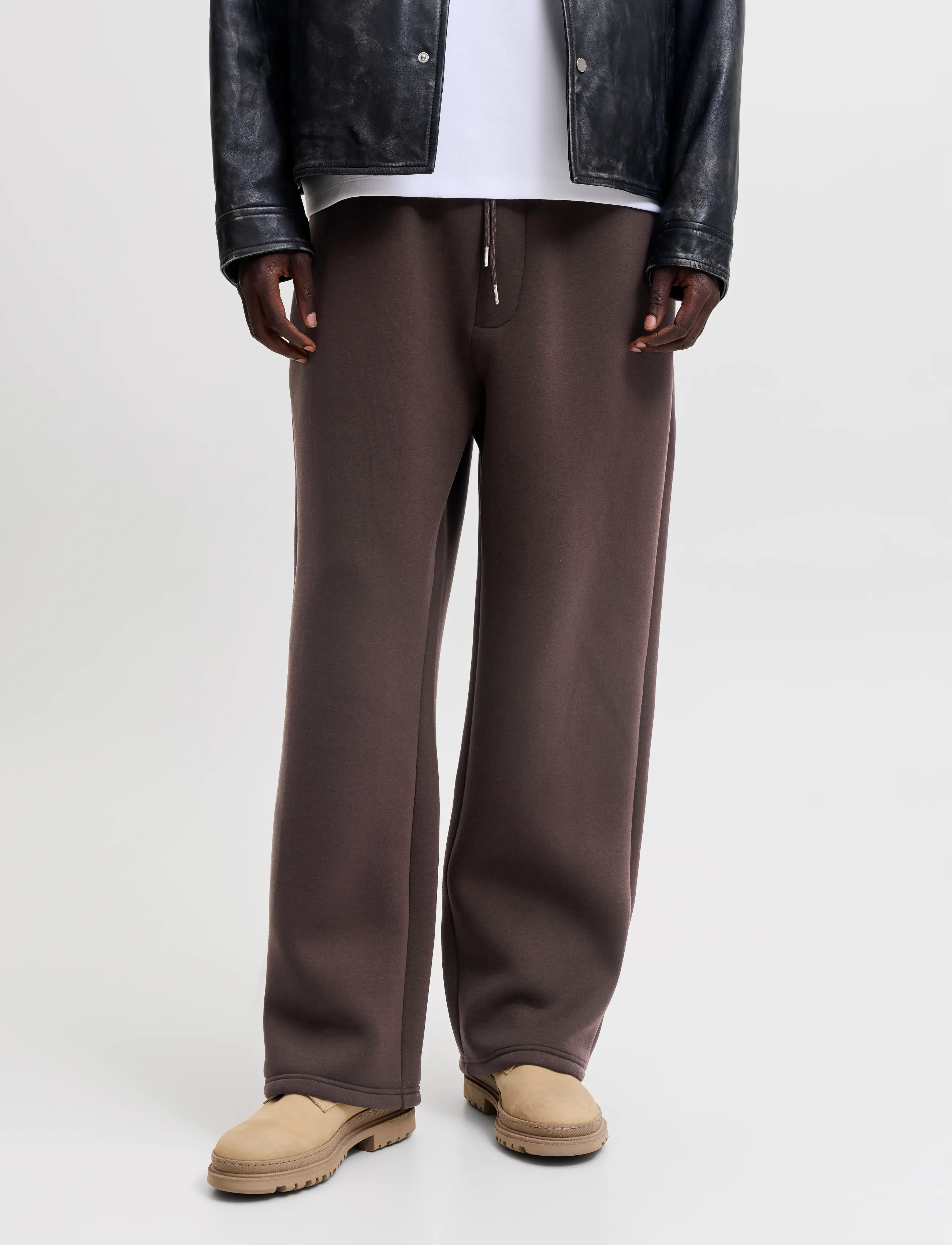 Jack & Jones JPSTBILL LEGACY SCUBA UNC SWT PANTS NOOS - Freizeithosen - CHOCOLATE TORTE / brown