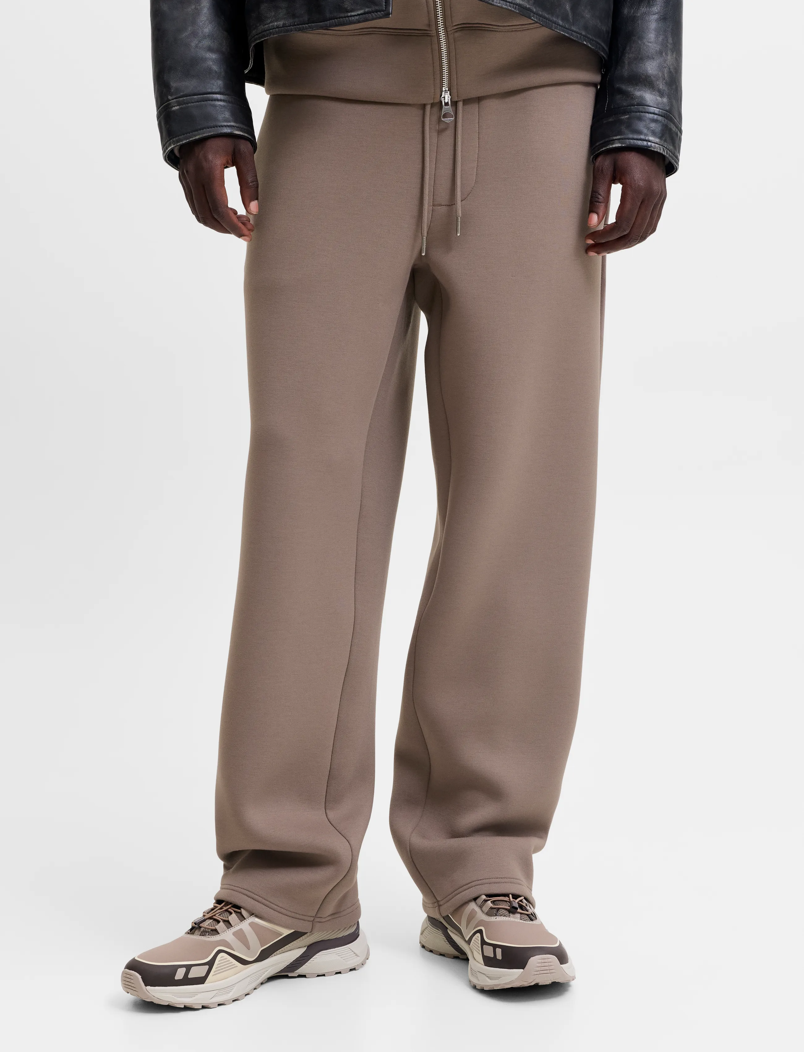 Jack & Jones JPSTBILL LEGACY SCUBA UNC SWT PANTS NOOS - Jack & Jones - FALCON / brown