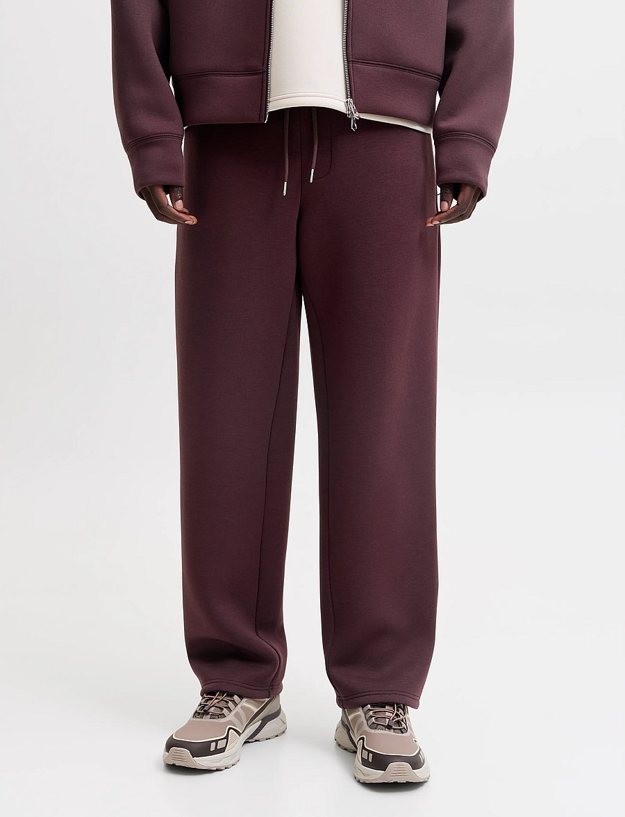 Jack & Jones - JPSTBILL LEGACY SCUBA UNC SWT PANTS NOOS - freizeithosen - fudge - 0