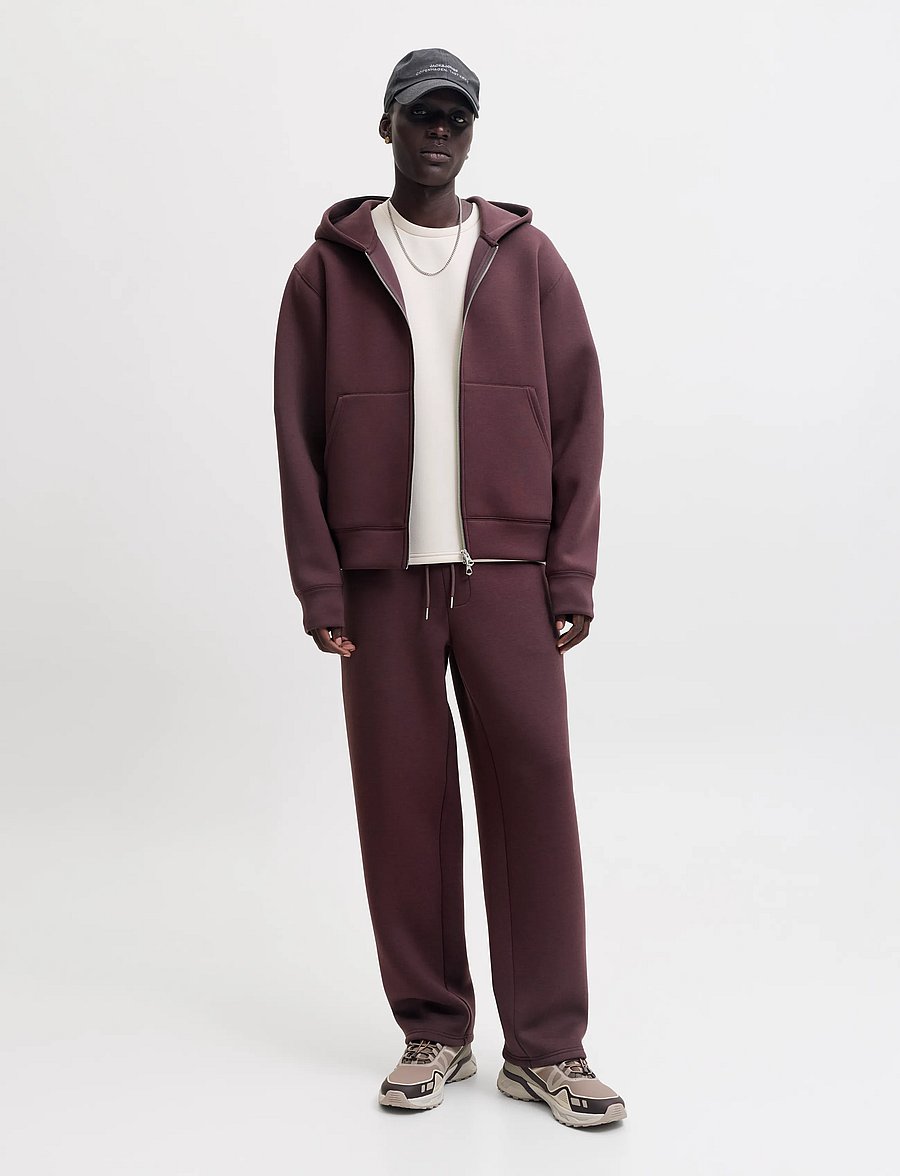 Jack & Jones - JPSTBILL LEGACY SCUBA UNC SWT PANTS NOOS - freizeithosen - fudge - 4