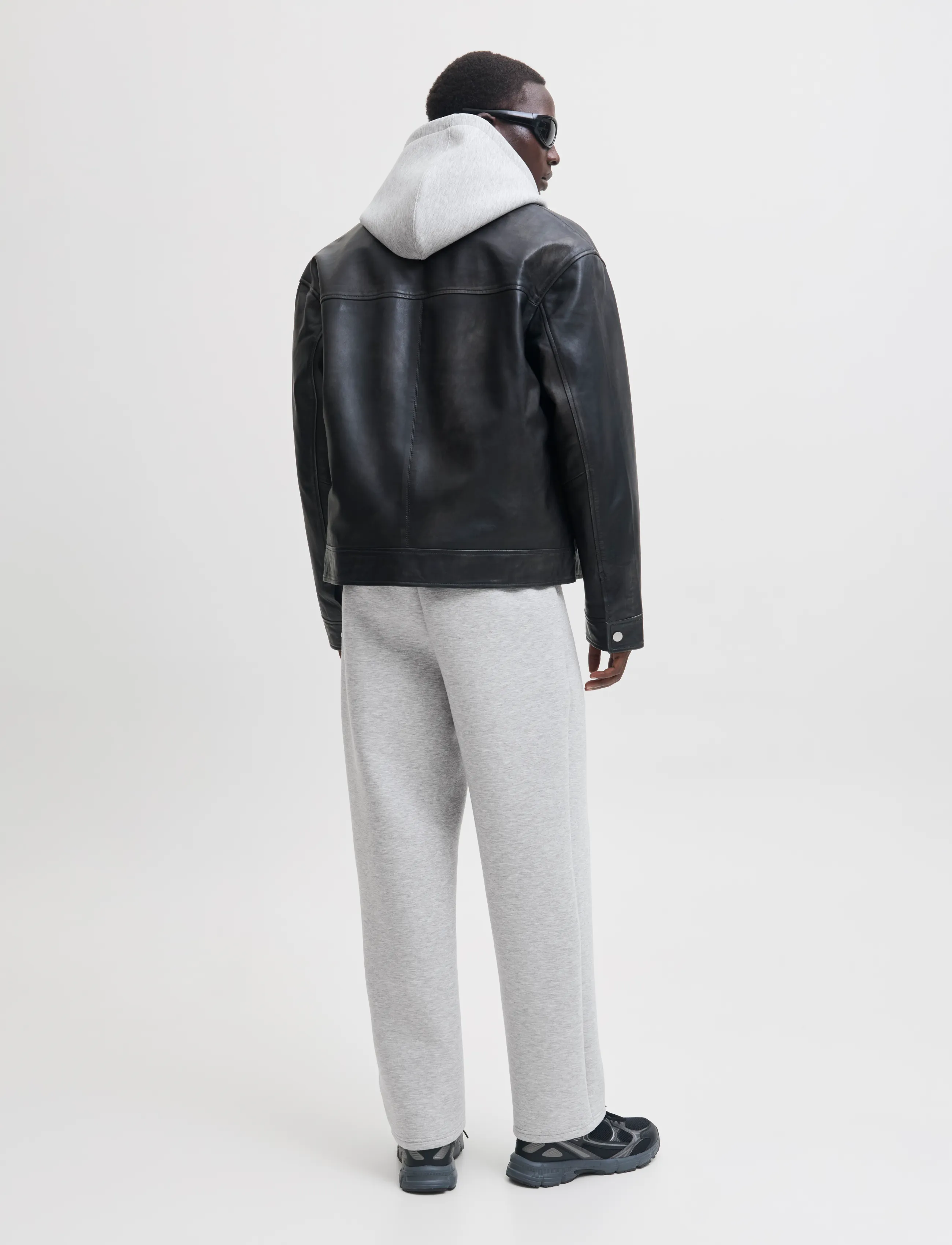 Jack & Jones - JPSTBILL LEGACY SCUBA UNC SWT PANTS NOOS - casual trousers - light grey melange - 3