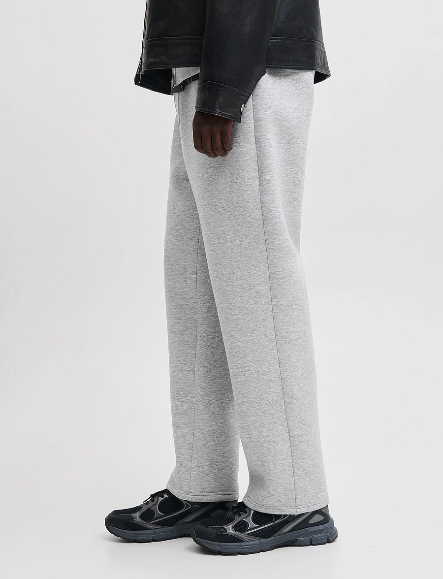 Jack & Jones - JPSTBILL LEGACY SCUBA UNC SWT PANTS NOOS - freizeithosen - light grey melange - 5