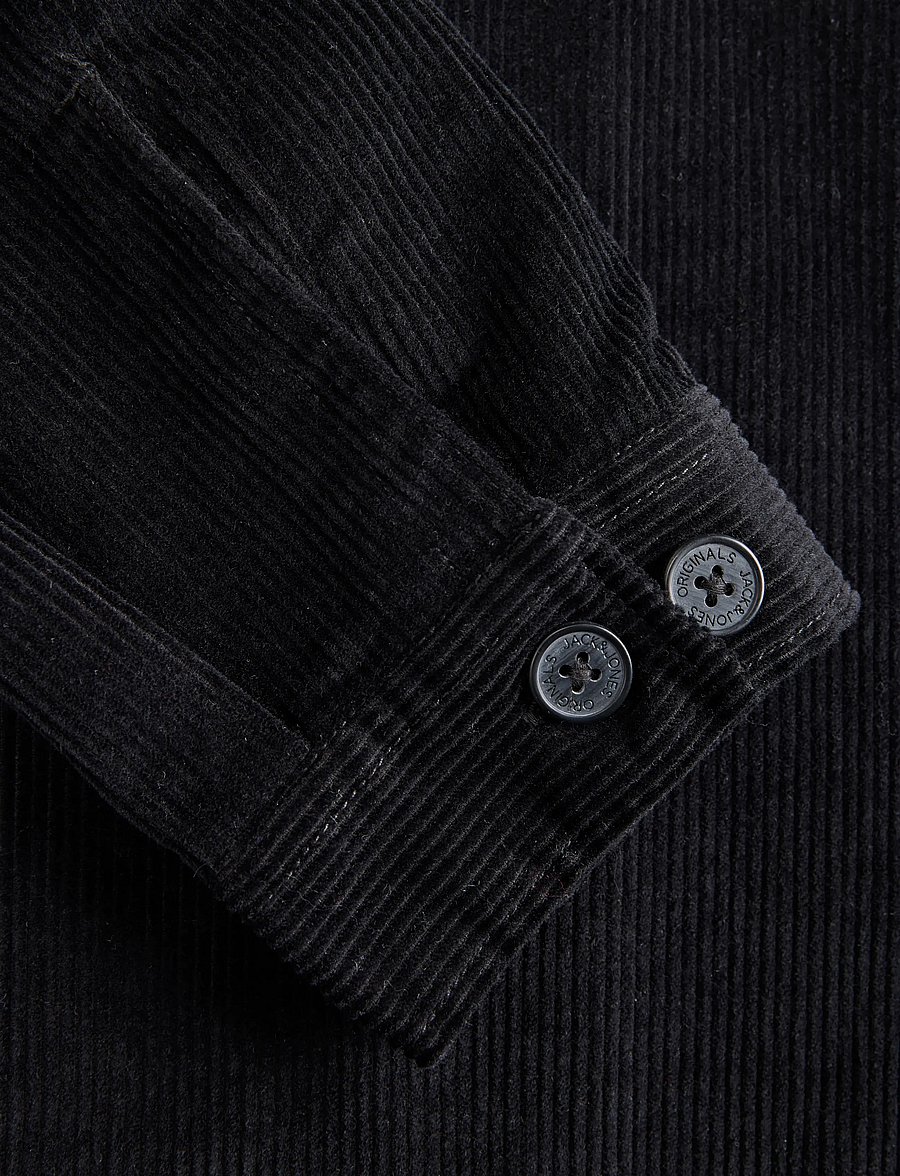 Jack & Jones - JORTORONTO CORDUDOY ZIP SHIRT LS BF - black - 2