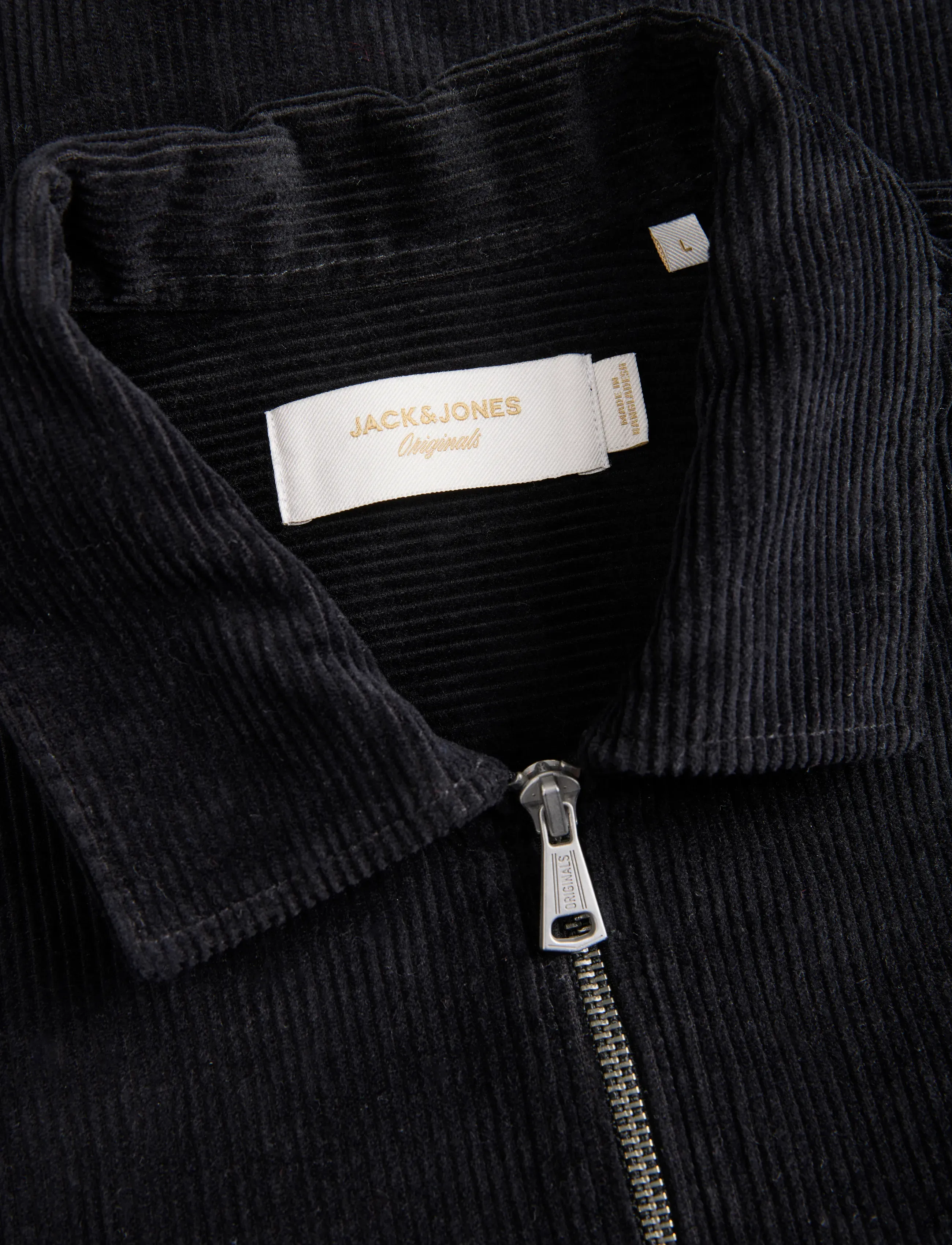 Jack & Jones - JORTORONTO CORDUDOY ZIP SHIRT LS BF - black - 3