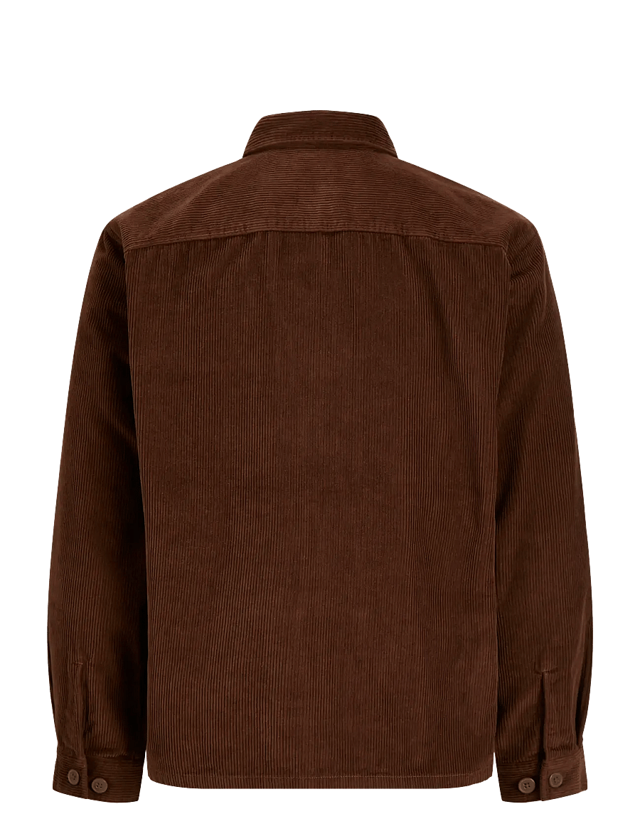 Jack & Jones - JORTORONTO CORDUDOY ZIP SHIRT LS BF - downtown brown - 1