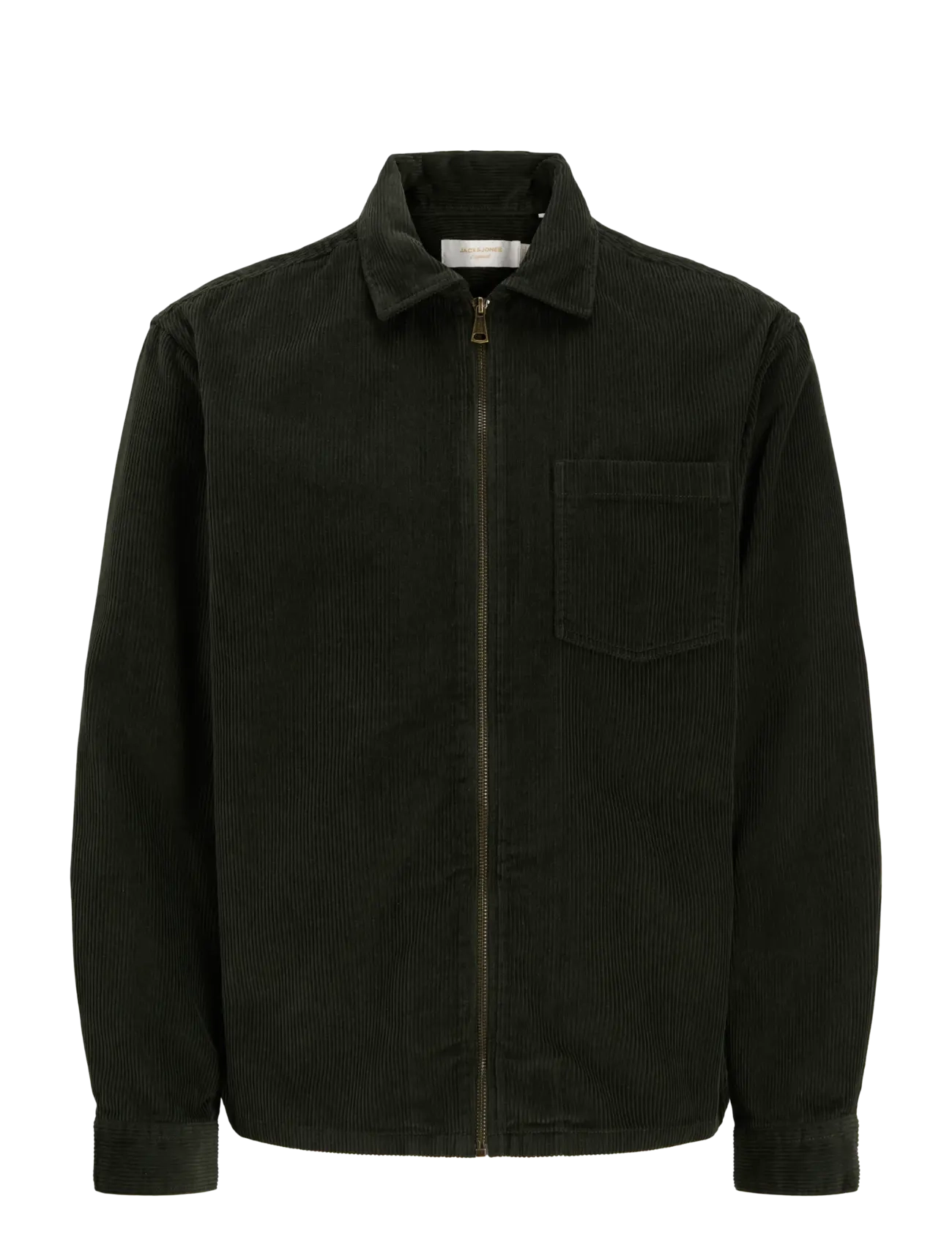 Jack & Jones JORTORONTO CORDUDOY ZIP SHIRT LS BF - Skjortor - ROSIN / green