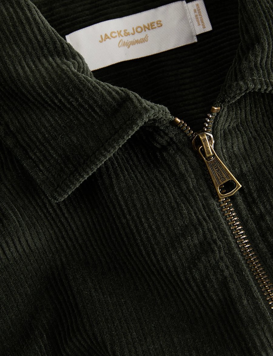 Jack & Jones - JORTORONTO CORDUDOY ZIP SHIRT LS BF - rosin - 2