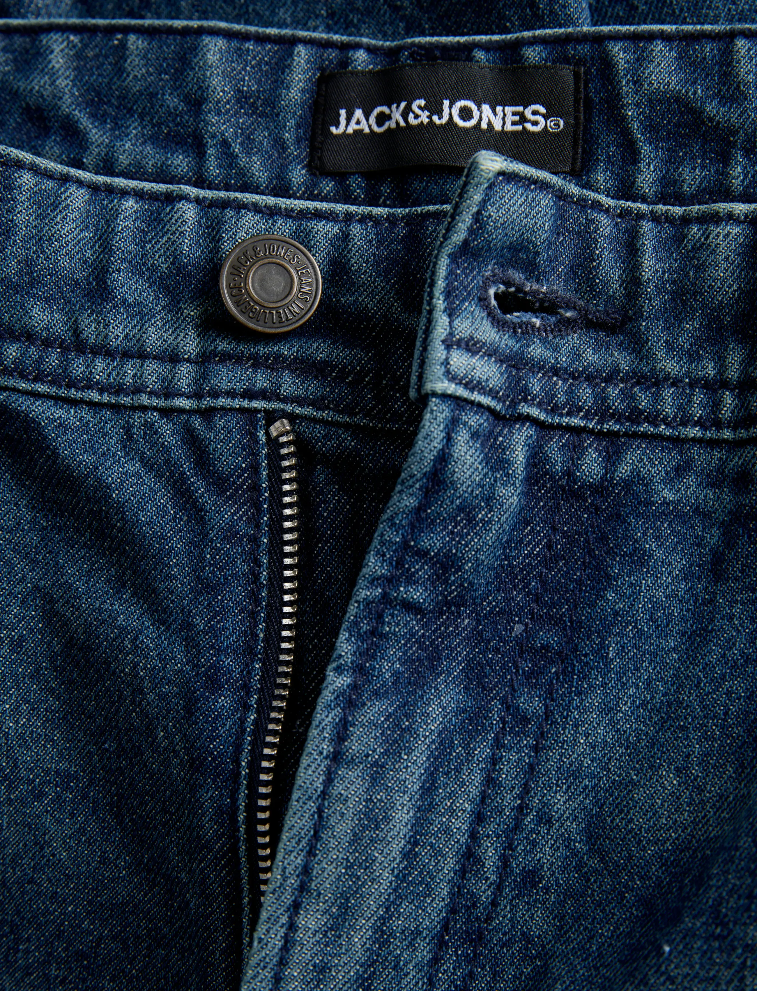 Jack & Jones - JJIJOEY JJCREW AT 229 - loose jeans - blue denim - 3