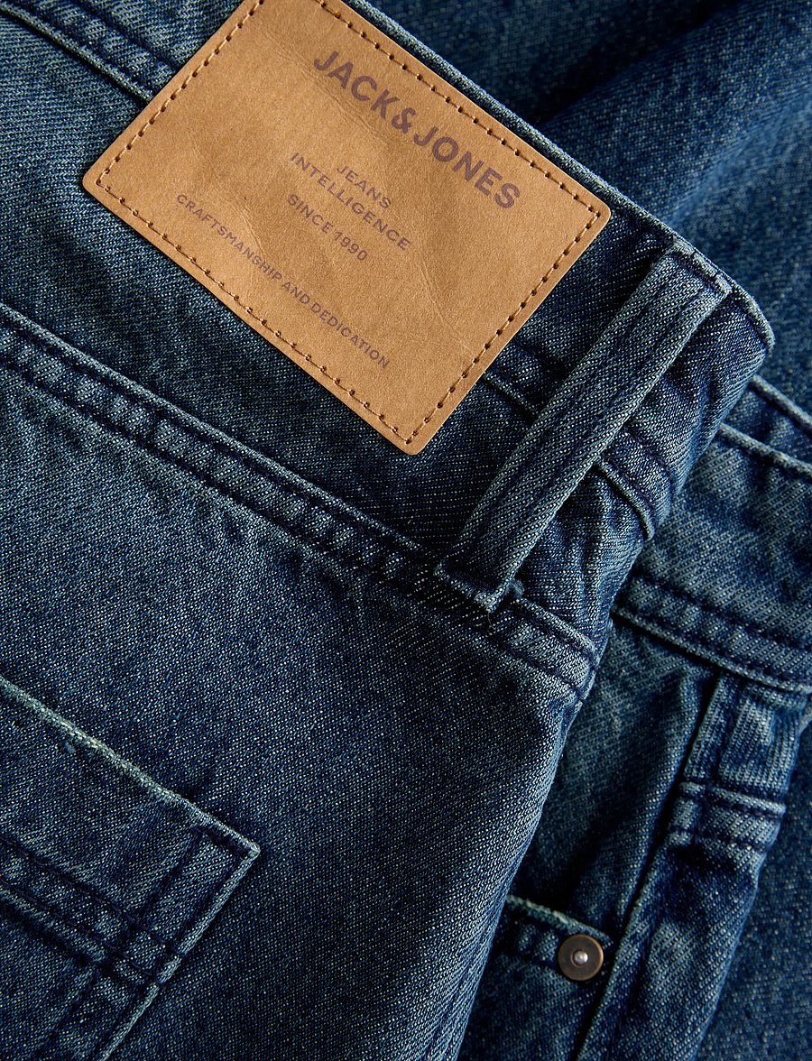Jack & Jones - JJIJOEY JJCREW AT 229 - loose jeans - blue denim - 4