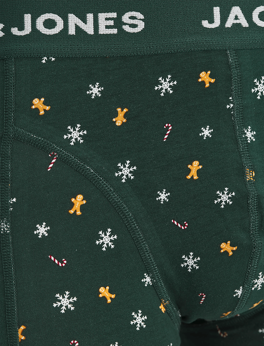 Jack & Jones - JACXMAS GINGERBREAD GIFTBOX - sokker - pine grove - 4