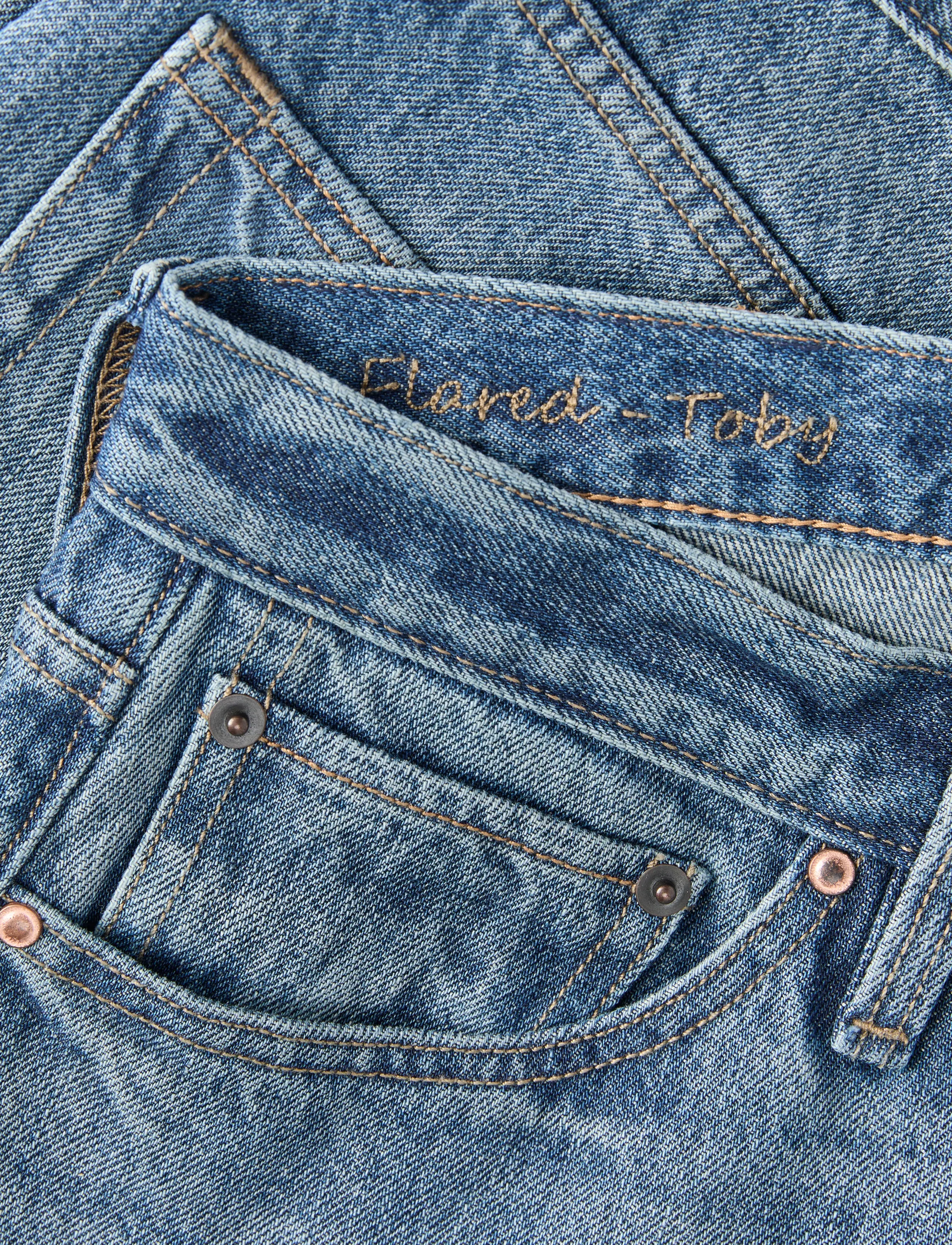 Jack & Jones - JJITOBY JJCOOPER AM 988 - weite jeans - blue denim - 3