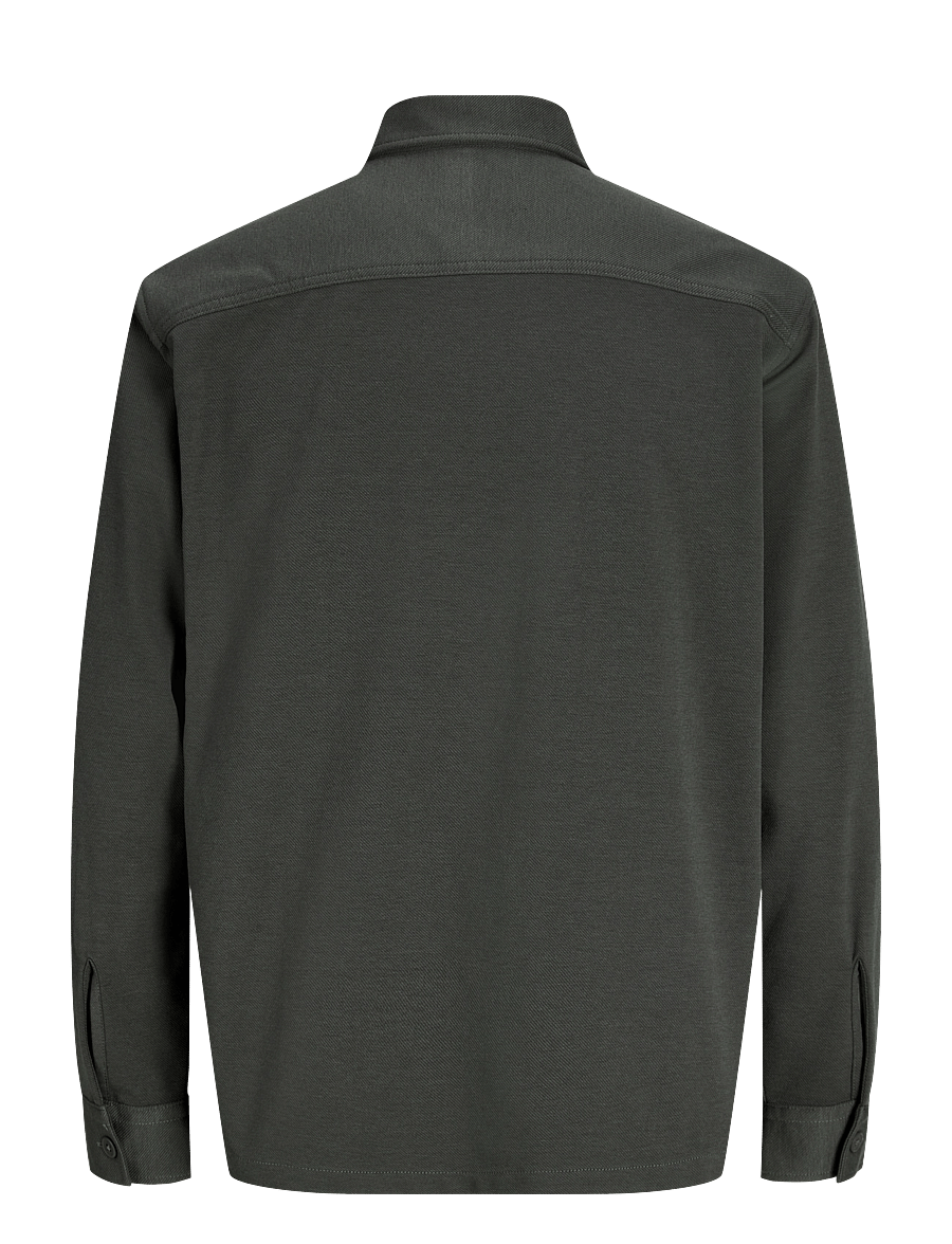 Jack & Jones - JJEWILLIAM SWEAT OVERSHIRT LS NOOS - kevadjoped - beluga - 2