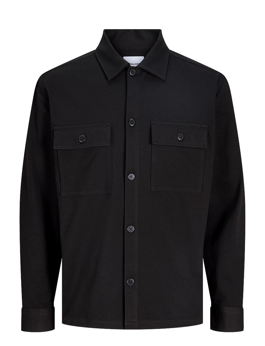 Jack & Jones - JJEWILLIAM SWEAT OVERSHIRT LS NOOS - black - 1