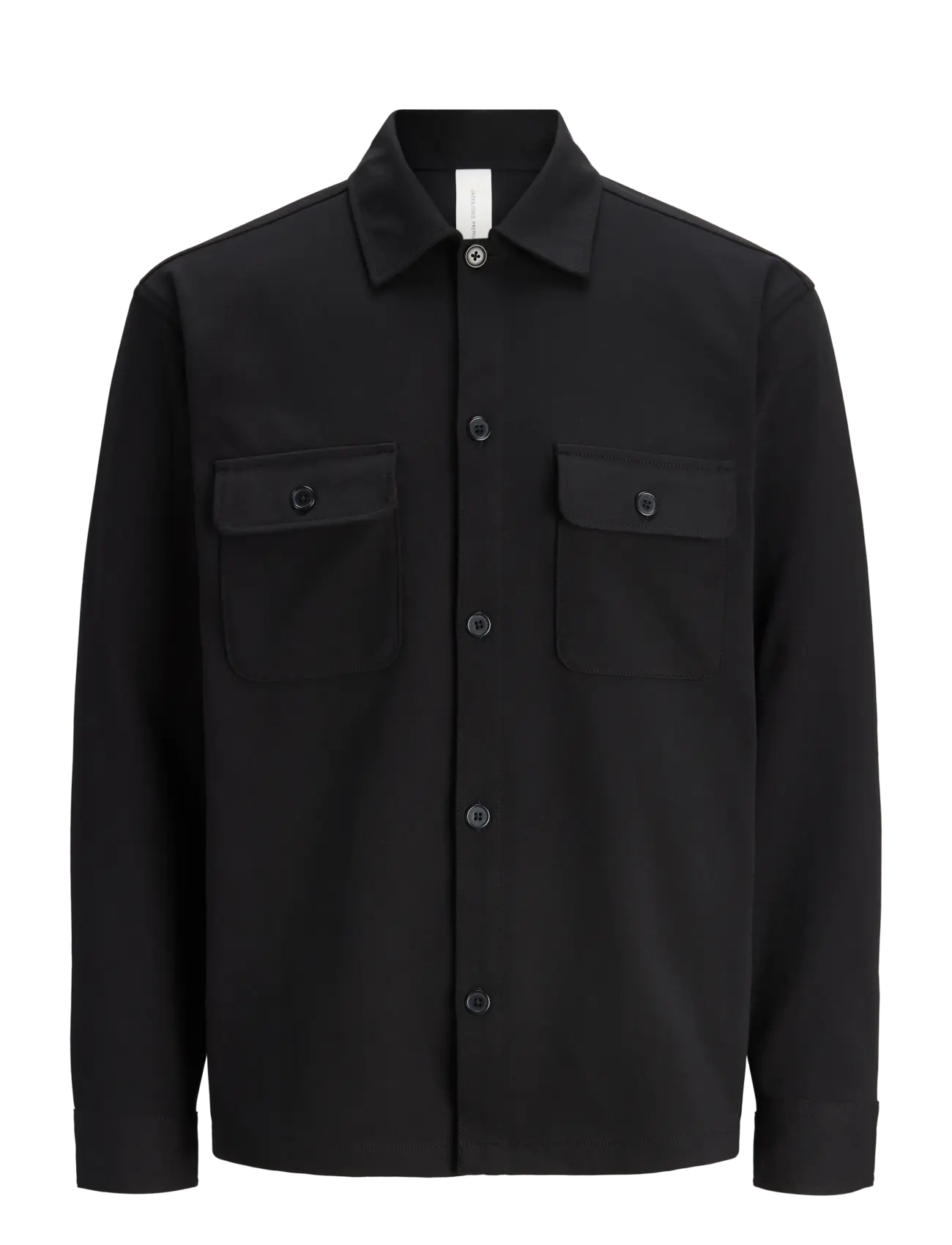 Jack & Jones JJEWILLIAM SWEAT OVERSHIRT LS NOOS - Overshirts - BLACK / black
