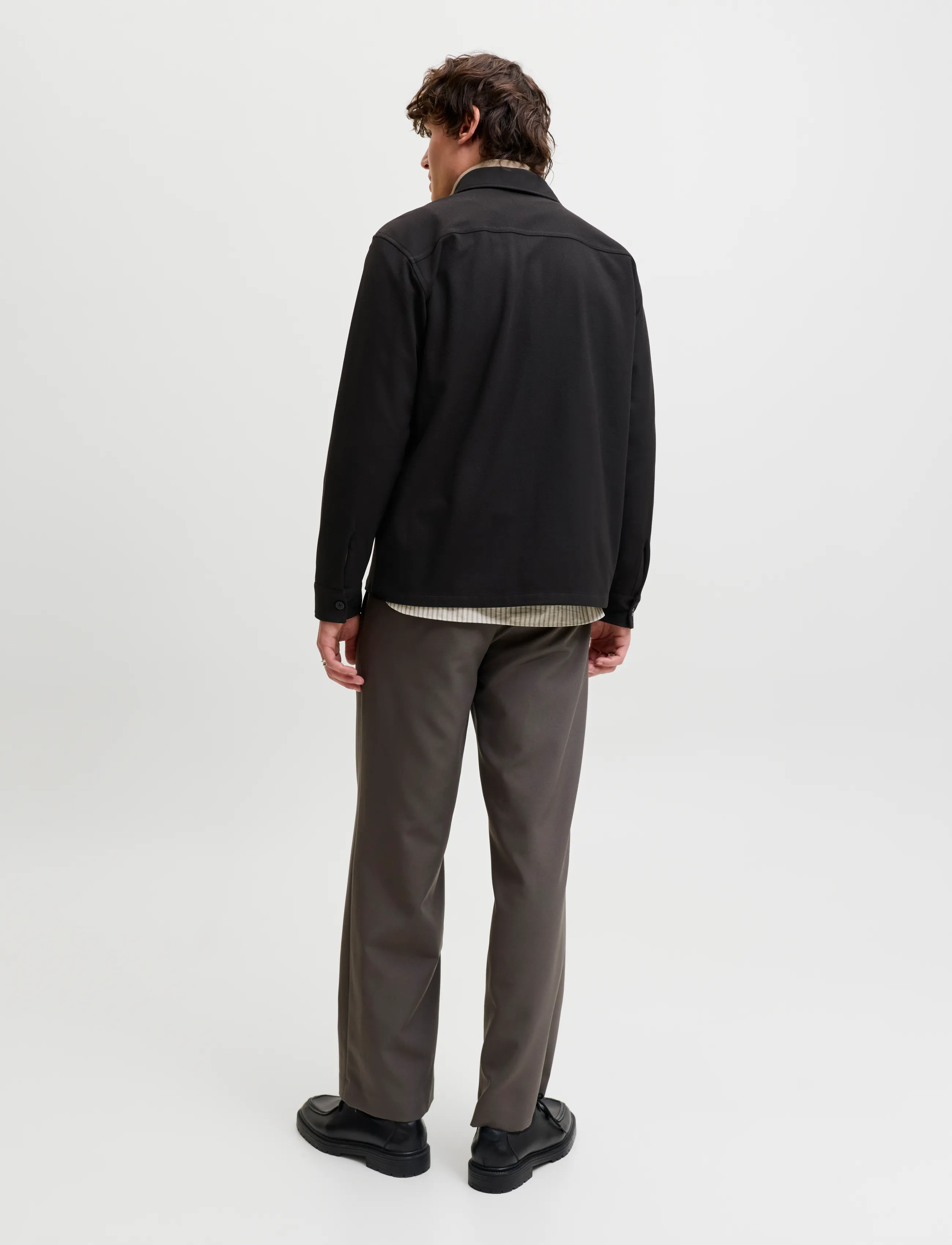 Jack & Jones - JJEWILLIAM SWEAT OVERSHIRT LS NOOS - black - 3