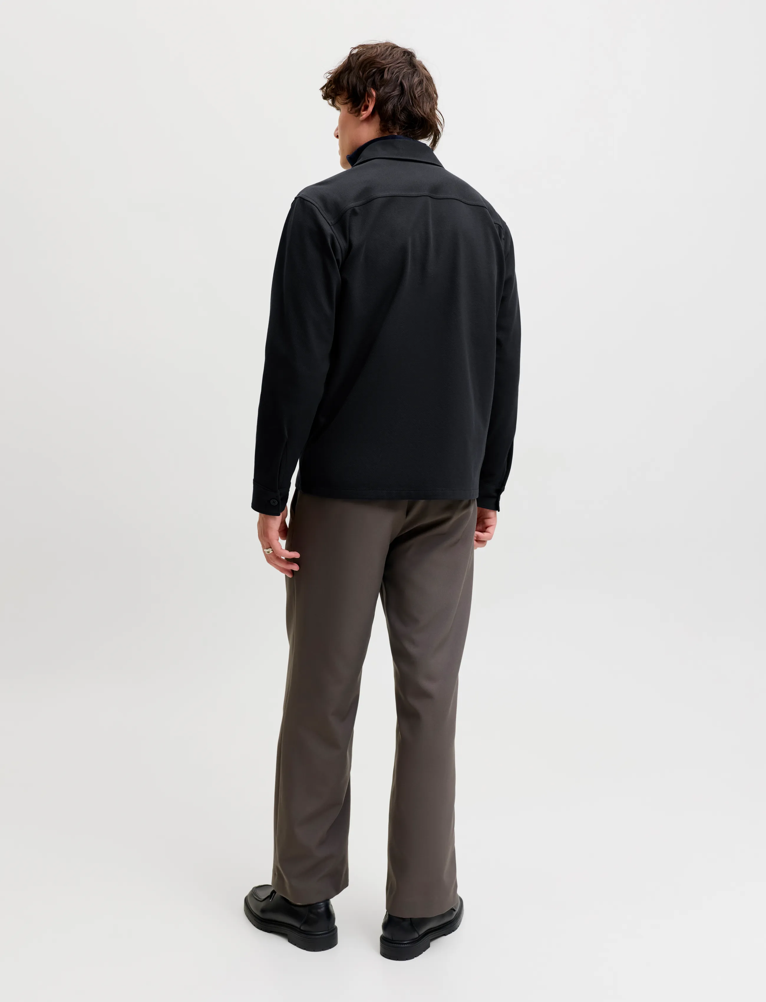 Jack & Jones - JJEWILLIAM SWEAT OVERSHIRT LS NOOS - dark navy - 3