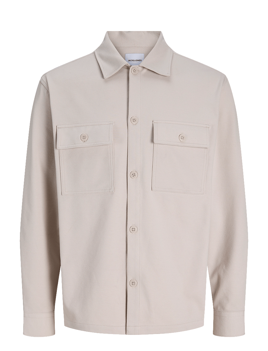 Jack & Jones - JJEWILLIAM SWEAT OVERSHIRT LS NOOS - kevadjoped - moonbeam - 1