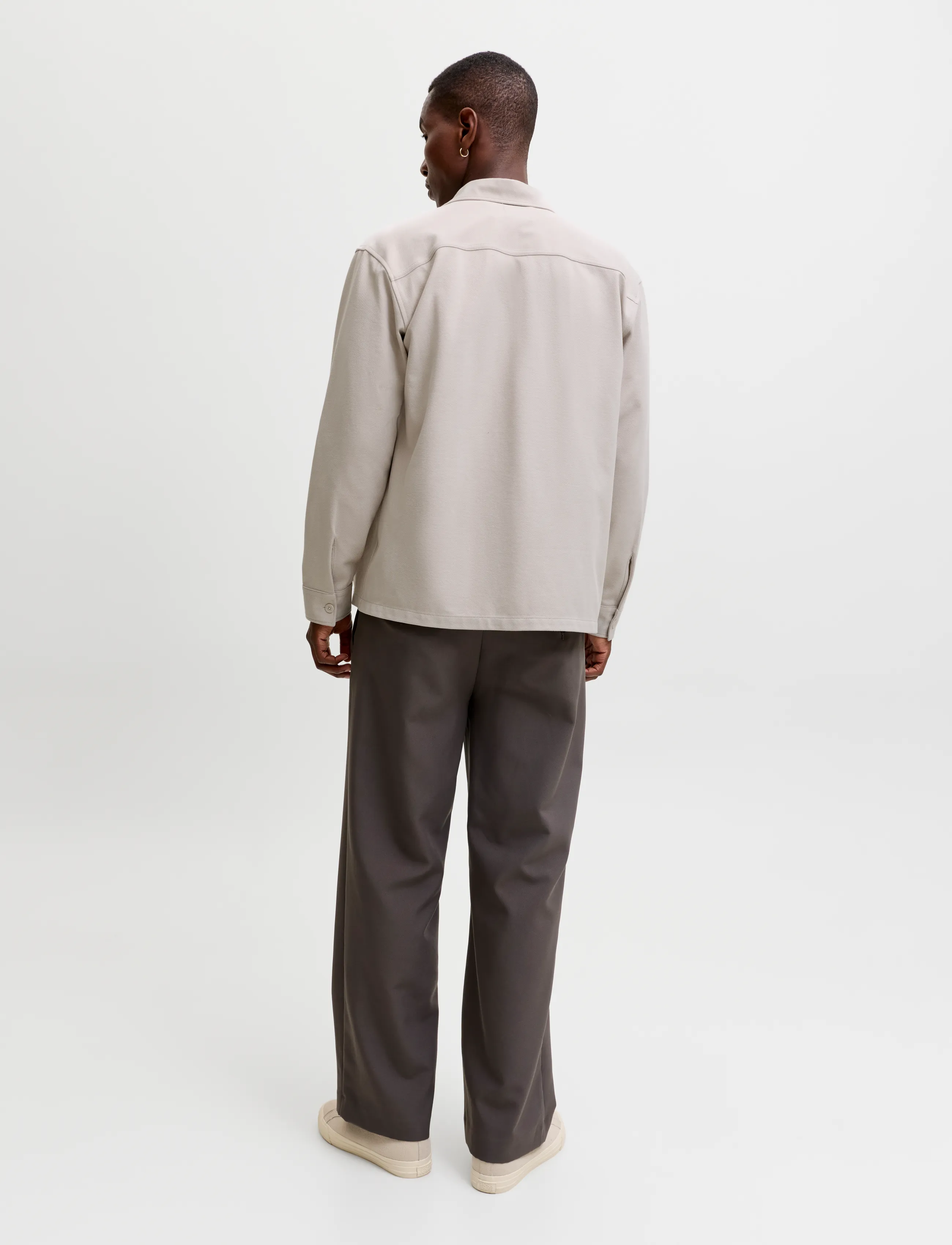 Jack & Jones - JJEWILLIAM SWEAT OVERSHIRT LS NOOS - moonbeam - 3