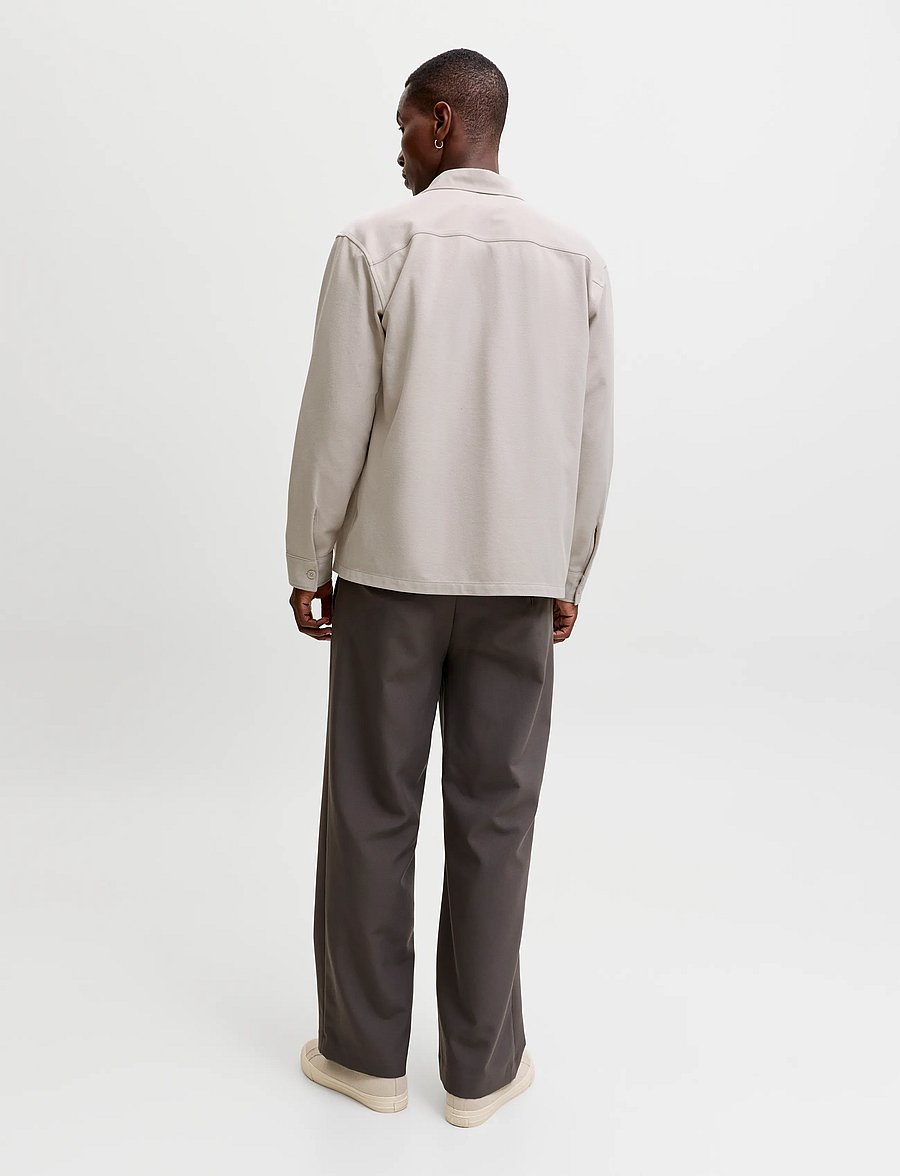 Jack & Jones - JJEWILLIAM SWEAT OVERSHIRT LS NOOS - kevadjoped - moonbeam - 3