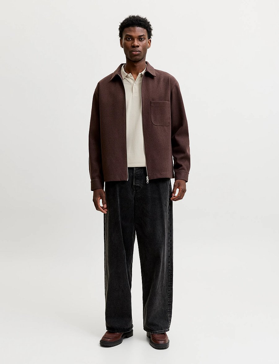 Jack & Jones - JJKANE POLO LS - pikkade varrukatega kootud polod - moonbeam - 4