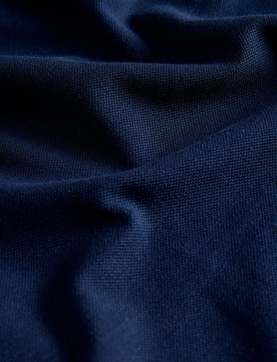 Jack & Jones - JJKANE POLO LS - pikkade varrukatega kootud polod - navy blazer - 3