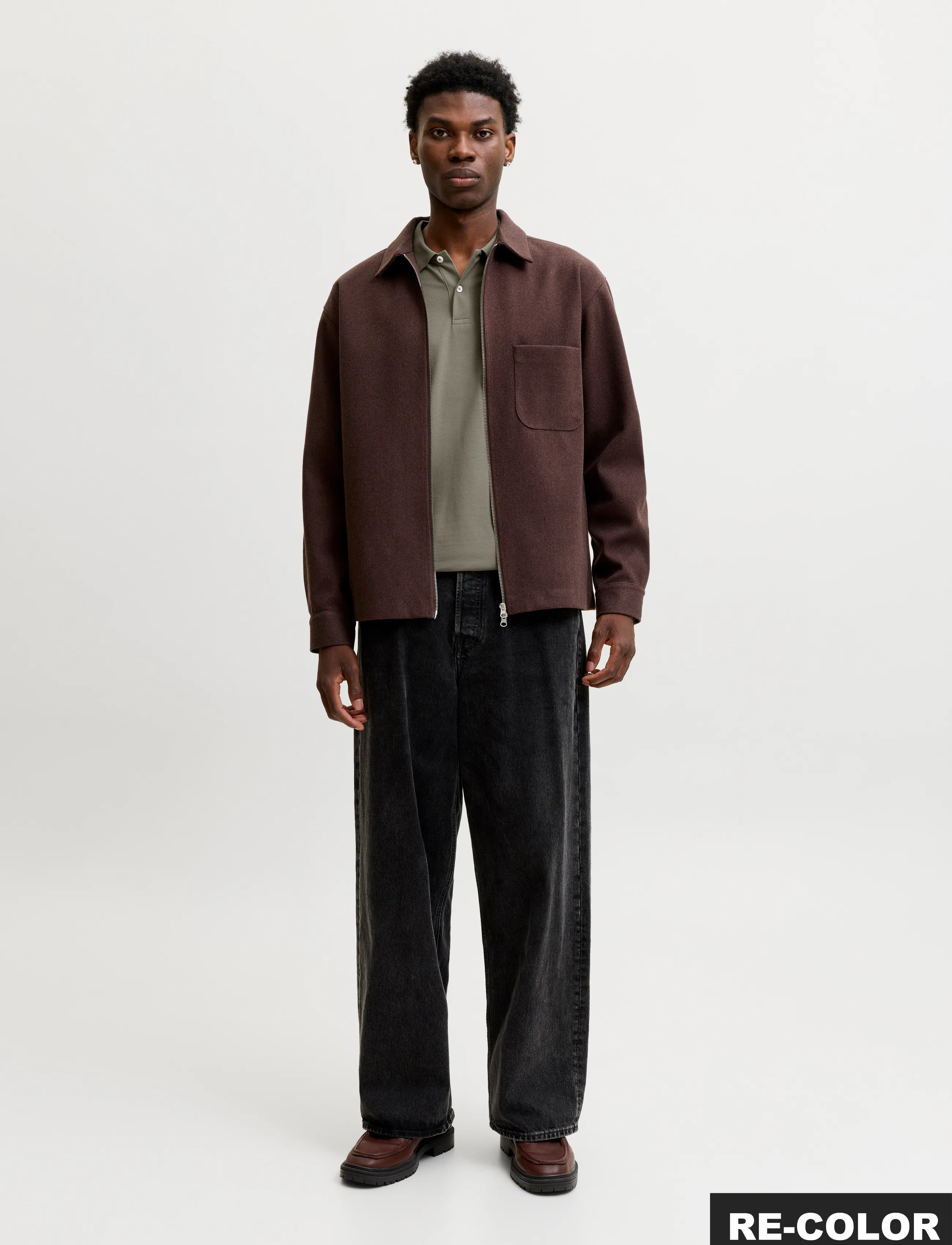Jack & Jones - JJKANE POLO LS - langärmelige strick-polohemden - vetiver - 4