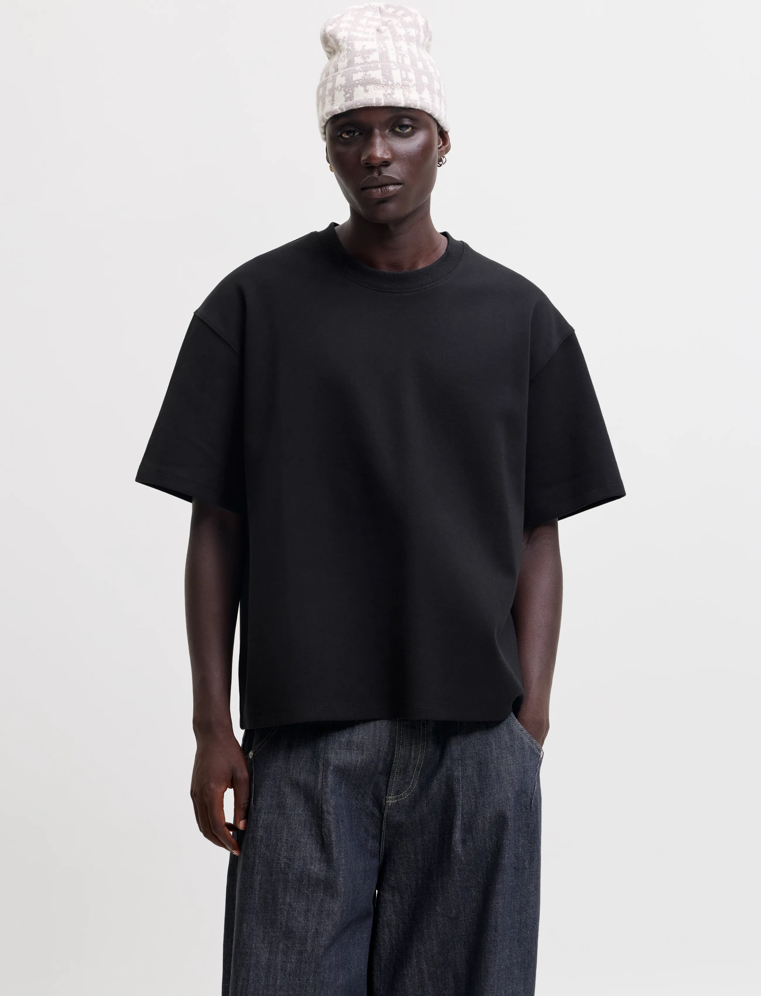 Jack & Jones JCOLEGACY SCUBA TEE SS CN - T-Shirts - BLACK / black