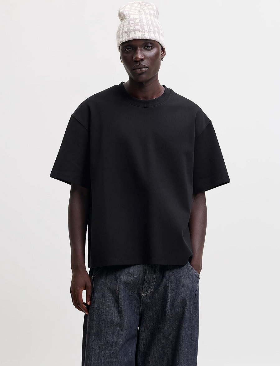 Jack & Jones - JCOLEGACY SCUBA TEE SS CN - kurzärmelige t-shirts - black - 0