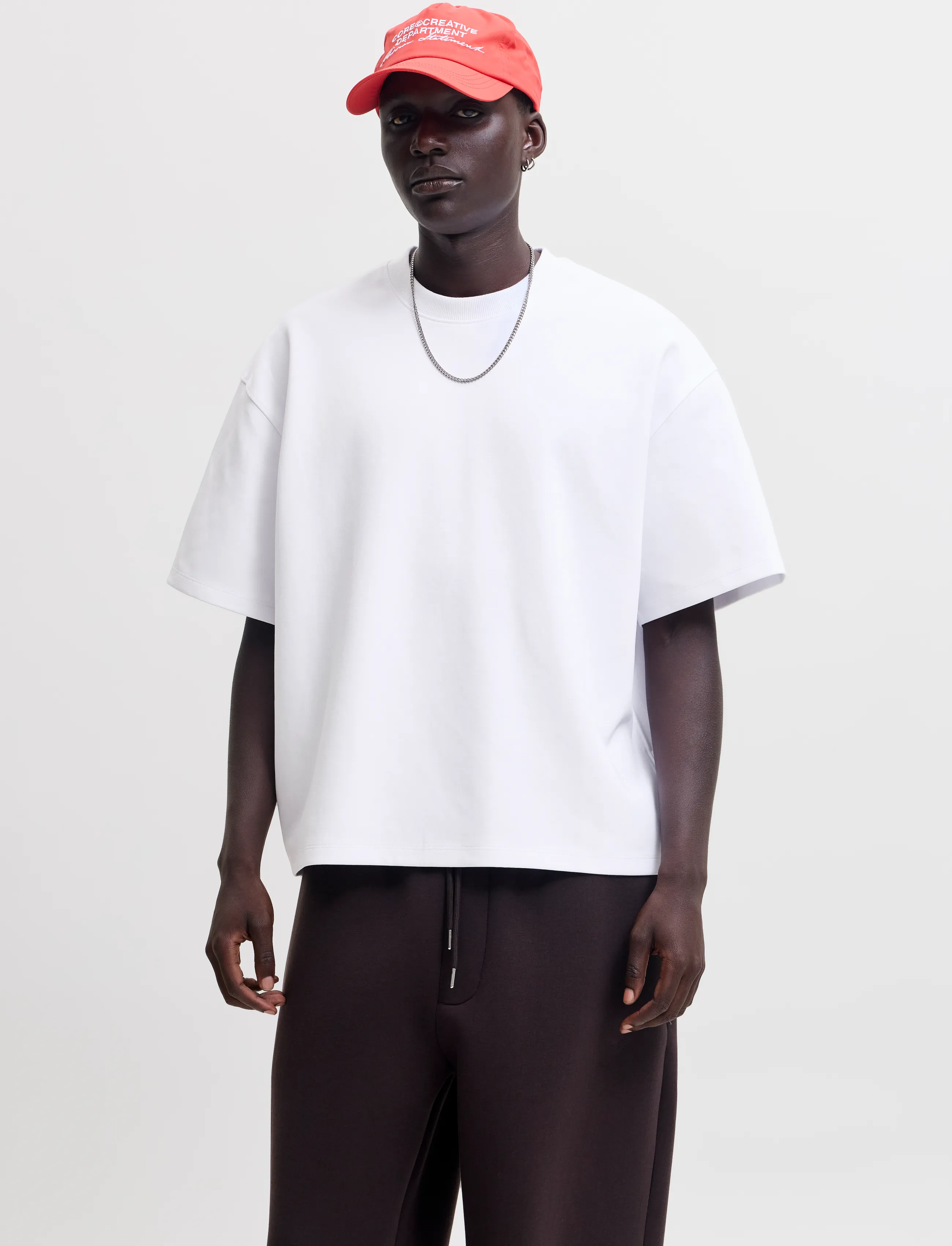 Jack & Jones JCOLEGACY SCUBA TEE SS CN - T-Shirts - BRIGHT WHITE / white