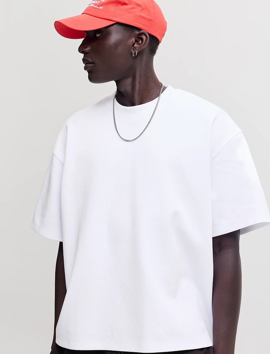 Jack & Jones - JCOLEGACY SCUBA TEE SS CN - kurzärmelige t-shirts - bright white - 5