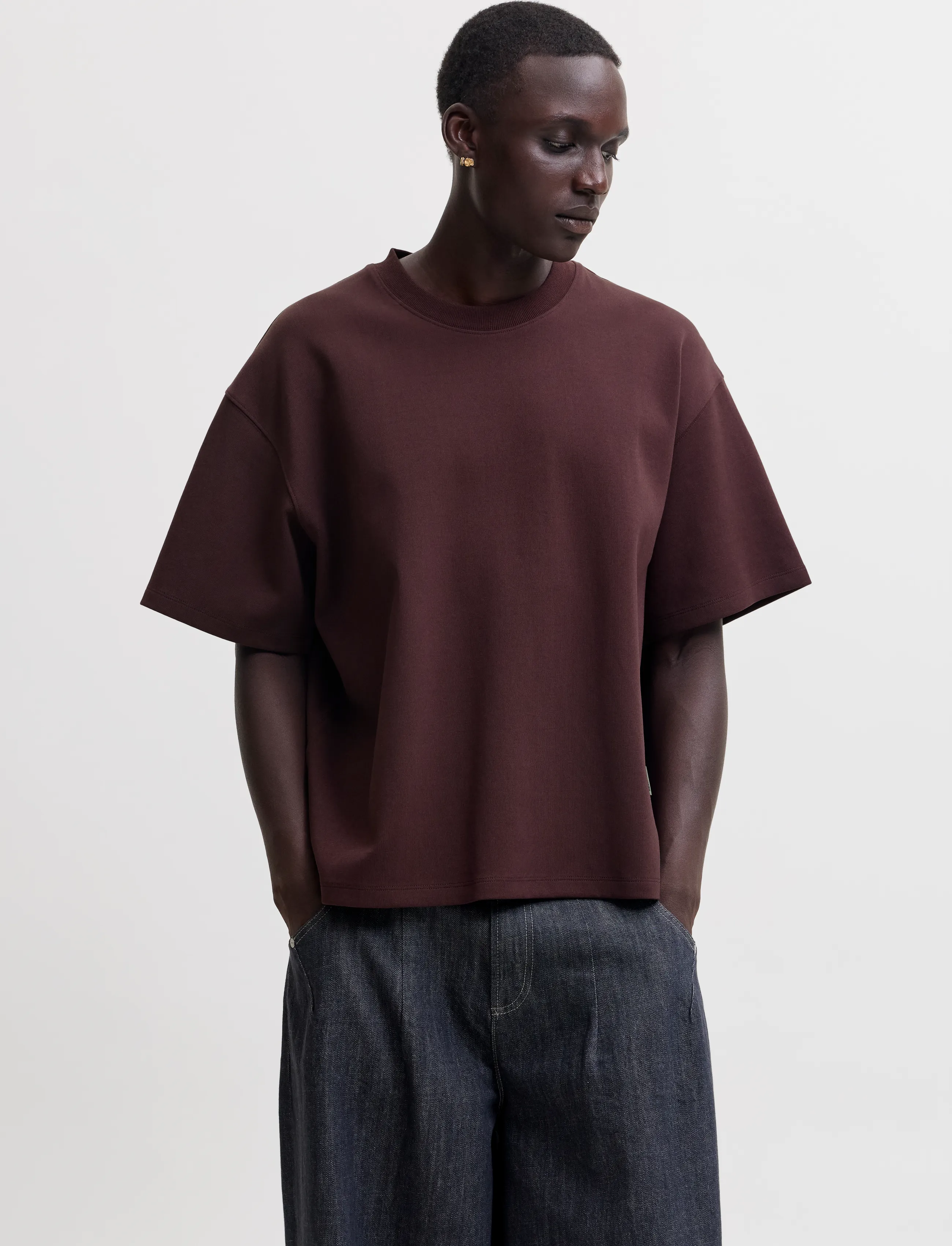 Jack & Jones JCOLEGACY SCUBA TEE SS CN - T-Shirts - FUDGE / brown