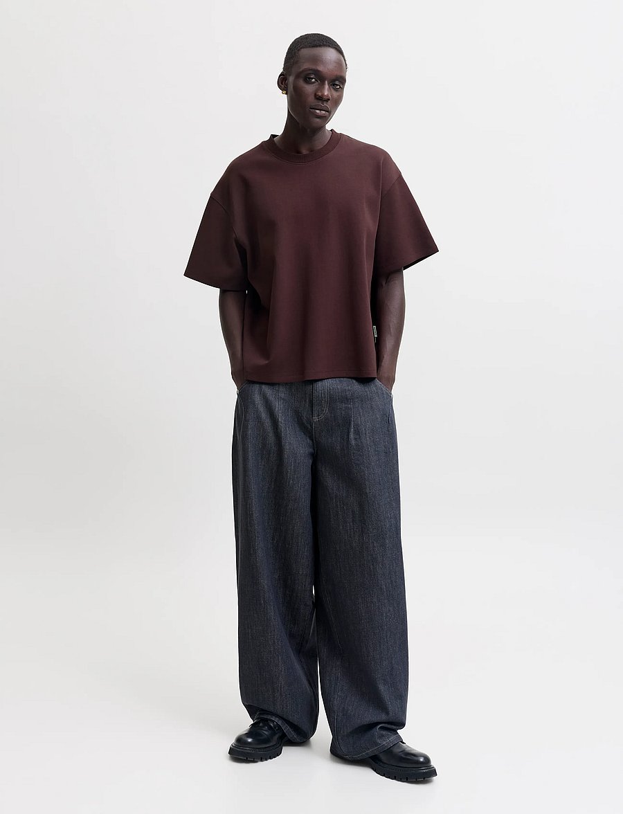 Jack & Jones - JCOLEGACY SCUBA TEE SS CN - kurzärmelige t-shirts - fudge - 4
