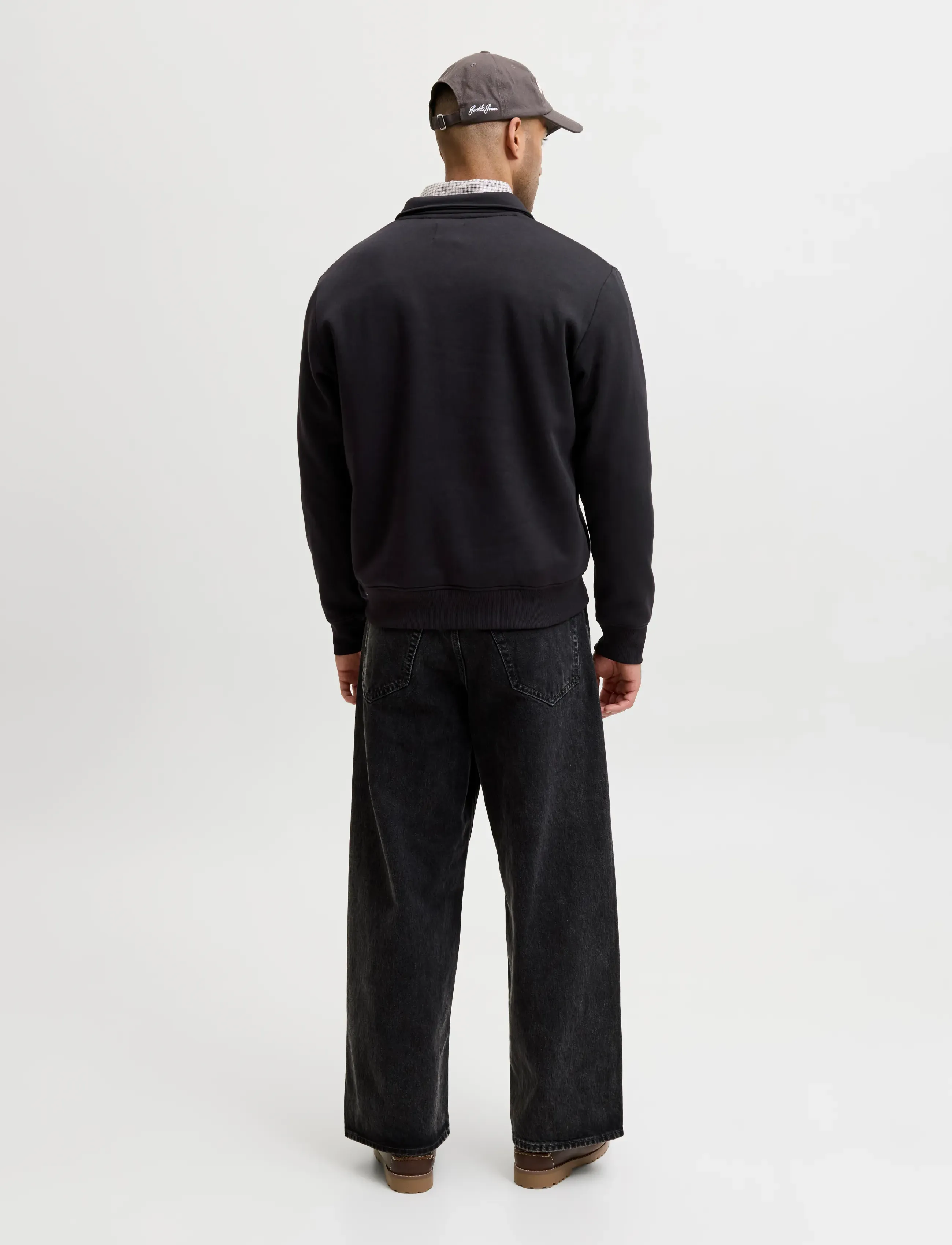 Jack & Jones - JJBRADLEY SWEAT ZIP POLO - black - 3