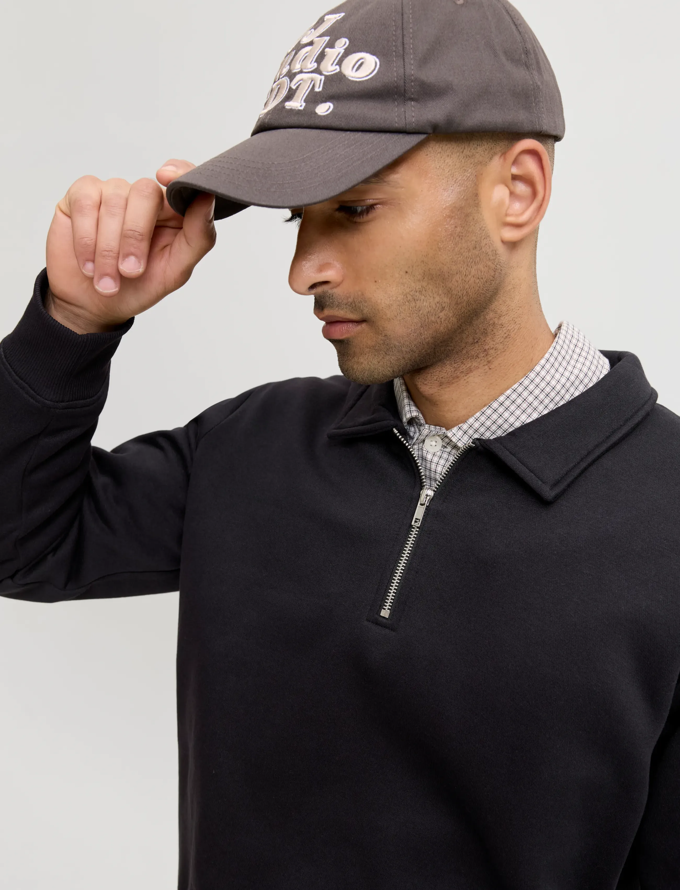 JACK & JONES Jjbradley Sweat Zip Polo pikéer herr – bild 5