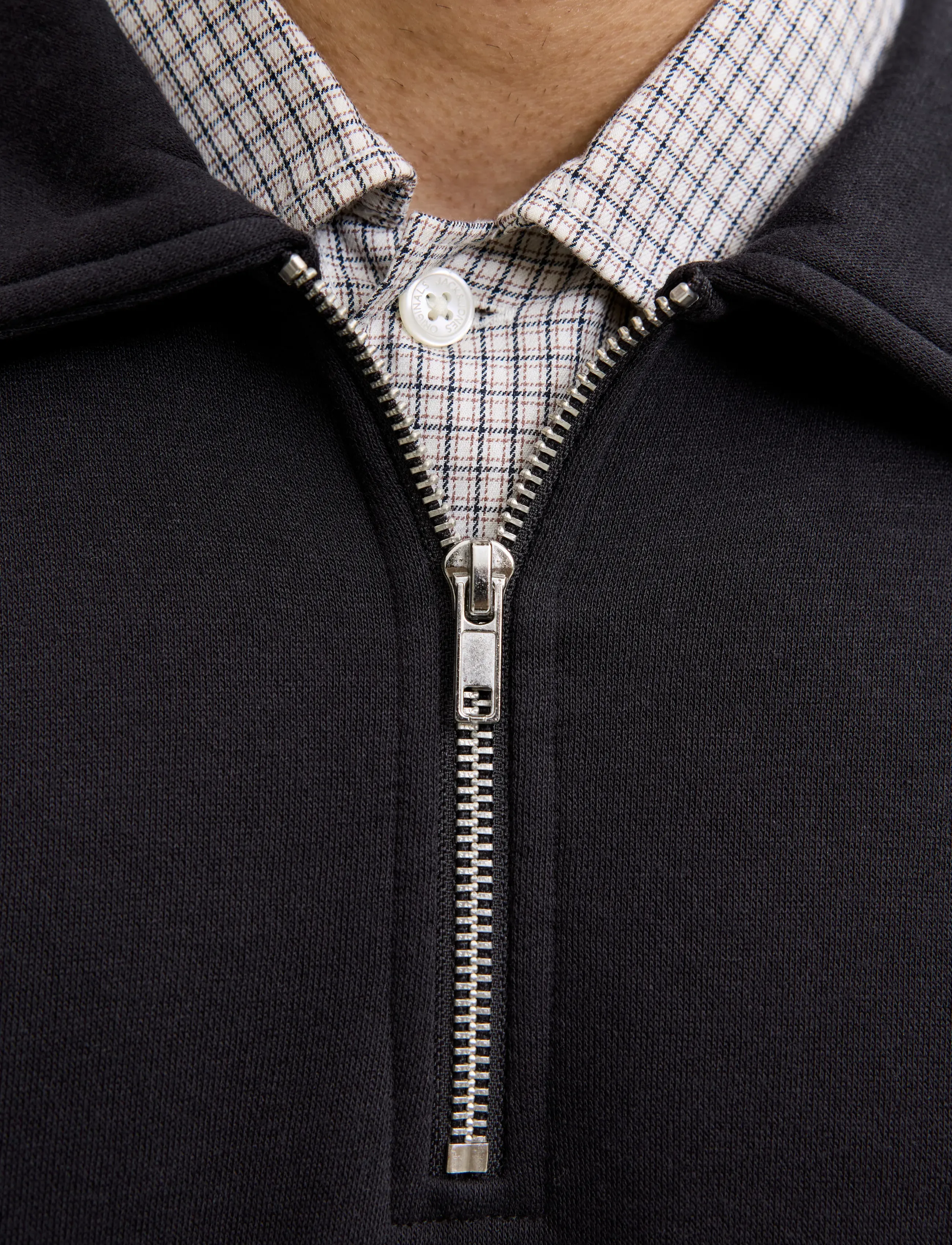 JACK & JONES Jjbradley Sweat Zip Polo pikéer herr – bild 6