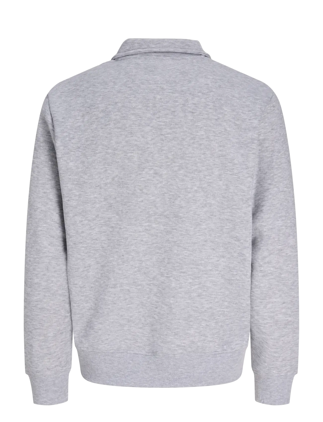 Jack & Jones - JJBRADLEY SWEAT ZIP POLO - light grey melange - 2