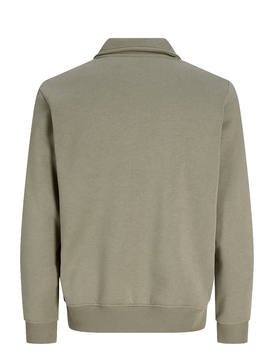 Jack & Jones - JJBRADLEY SWEAT ZIP POLO - vetiver - 2