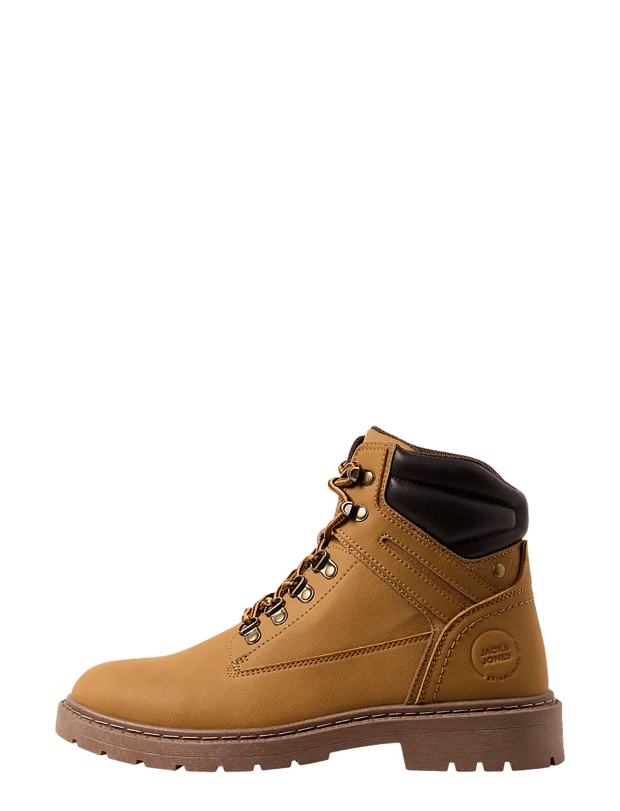 Jack & Jones - JFWALCAN PU BOOT BF - snørestøvler - honey - 0